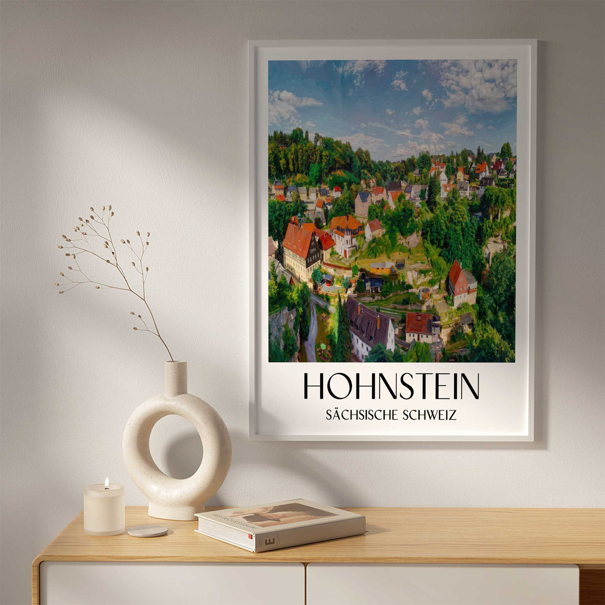 hohnstein-sächsische-schweiz-deutschland-poster-oil-painting-oelgemaelde