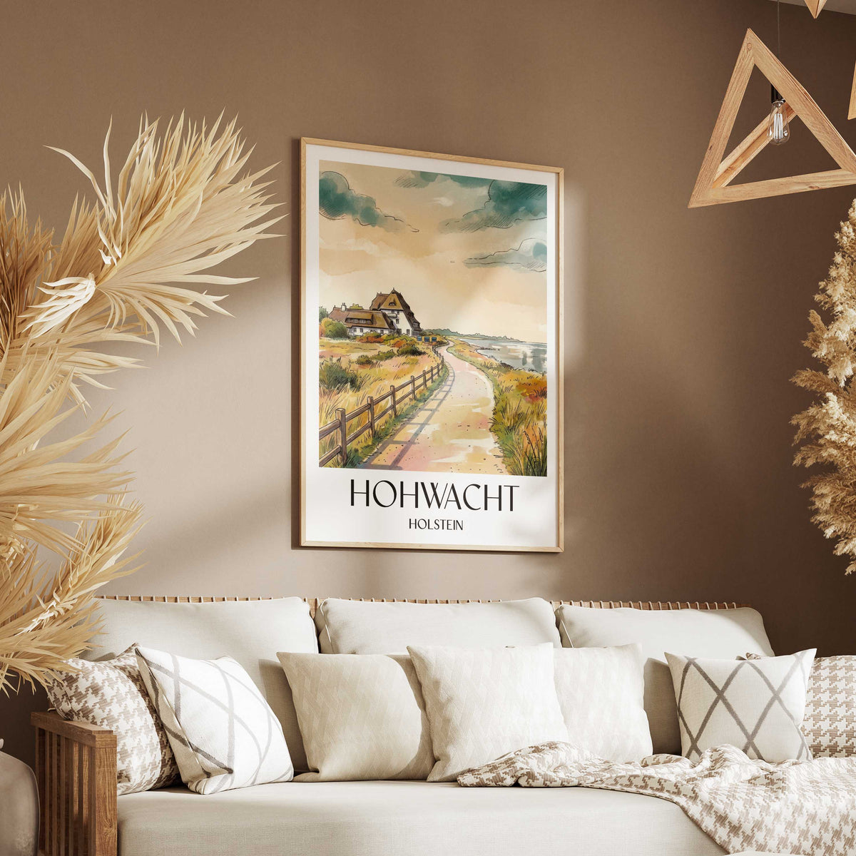 hohwacht-holstein-deutschland-poster-aquarell