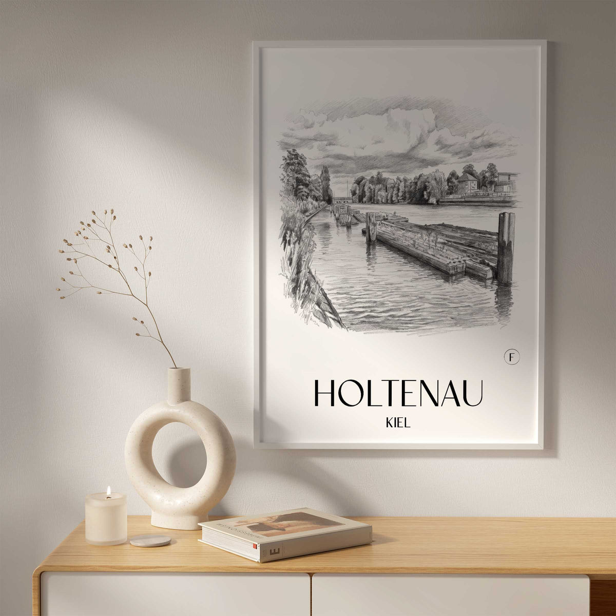 holtenau-kiel-deutschland-poster-bleistift-zeichnung-drawing