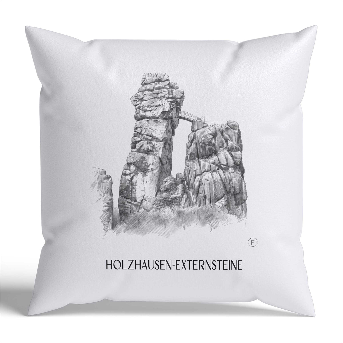 holzhausen-externsteine-teutoburger-wald-deutschland-kissenbezug-bleistift-zeichnung-drawing