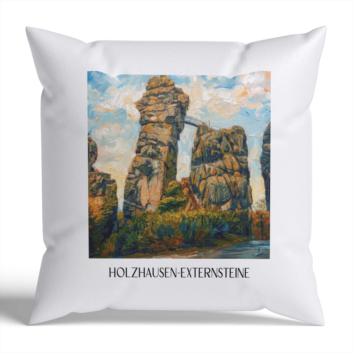 holzhausen-externsteine-teutoburger-wald-deutschland-kissenbezug-oil-painting-oelgemaelde