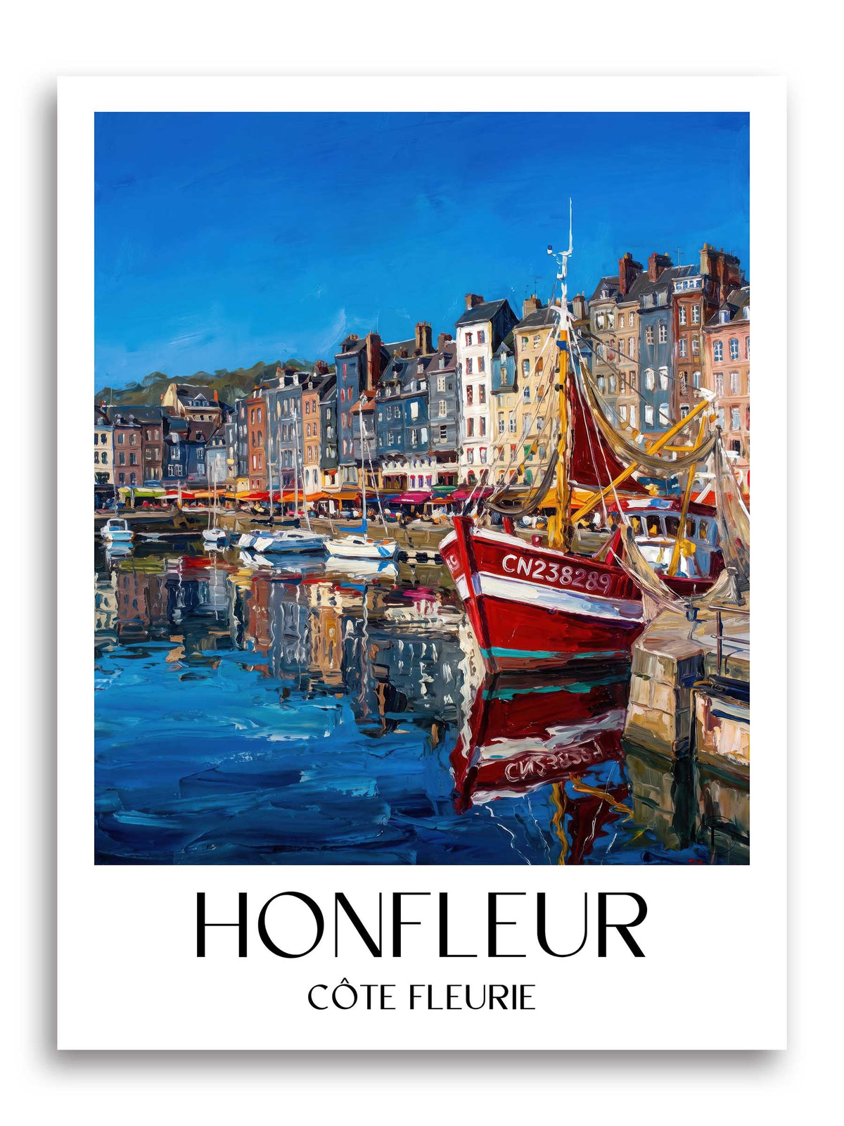 honfleur-côte-fleurie-frankreich-poster-oil-painting-oelgemaelde