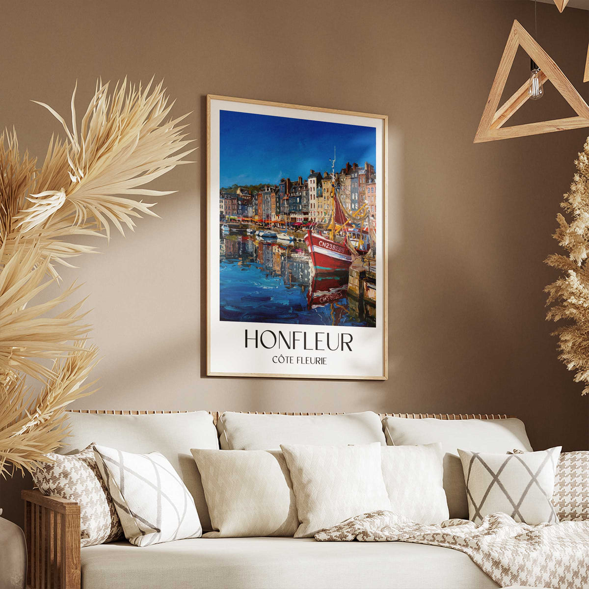 honfleur-côte-fleurie-frankreich-poster-oil-painting-oelgemaelde