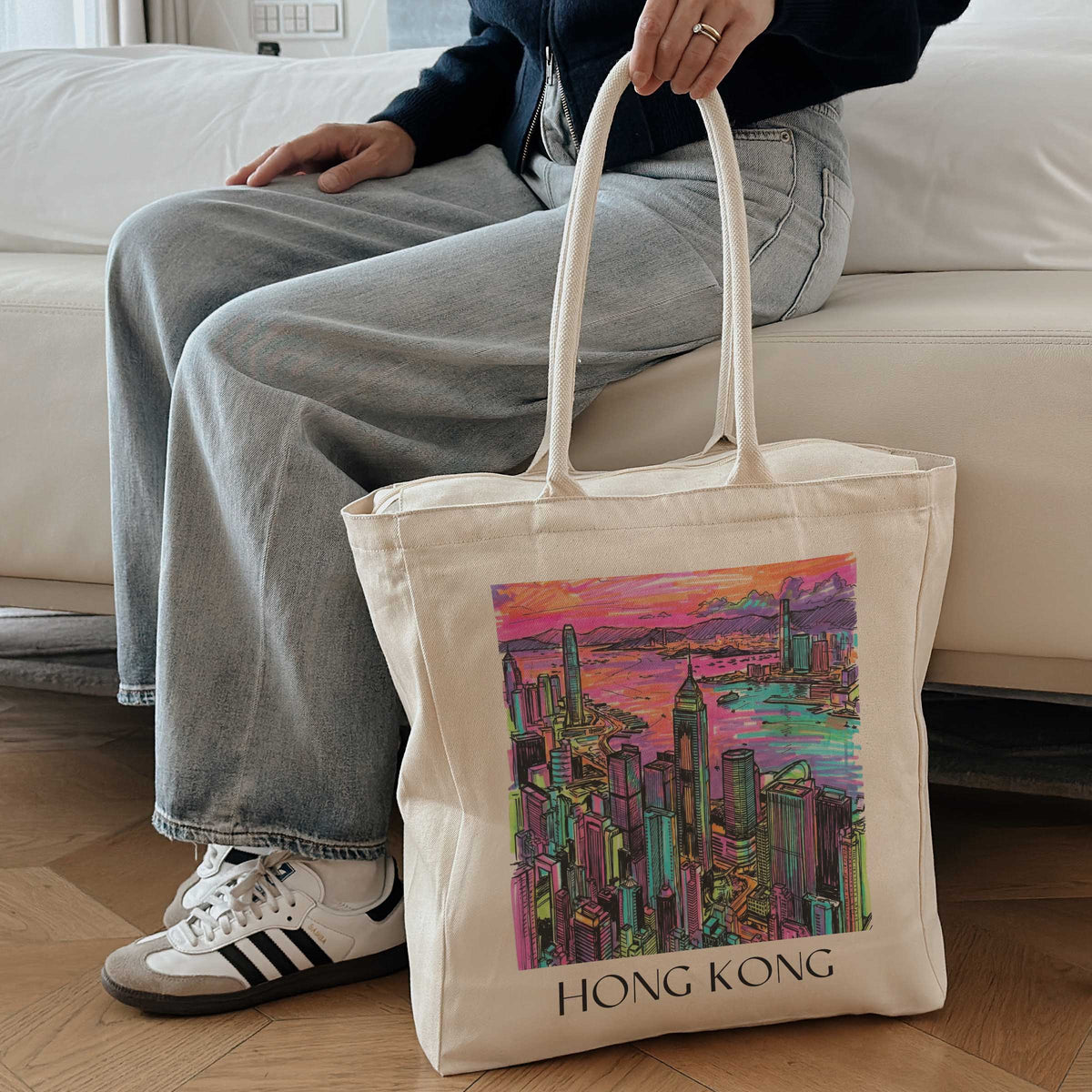 hong-kong-china-einkaufstasche-graffiti