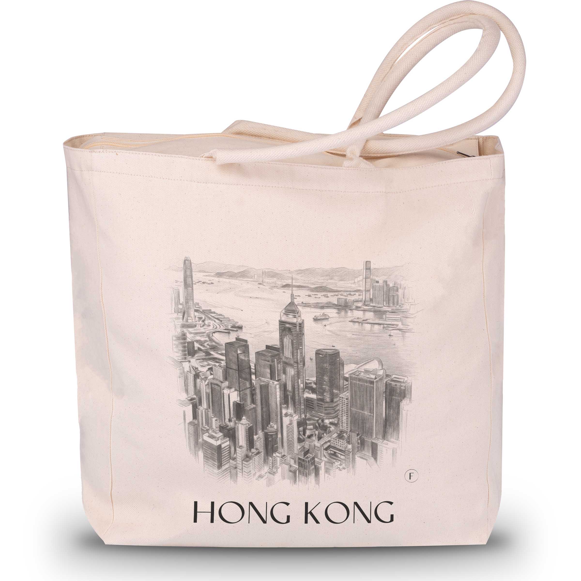 hong-kong-china-einkaufstasche-bleistift-zeichnung-drawing