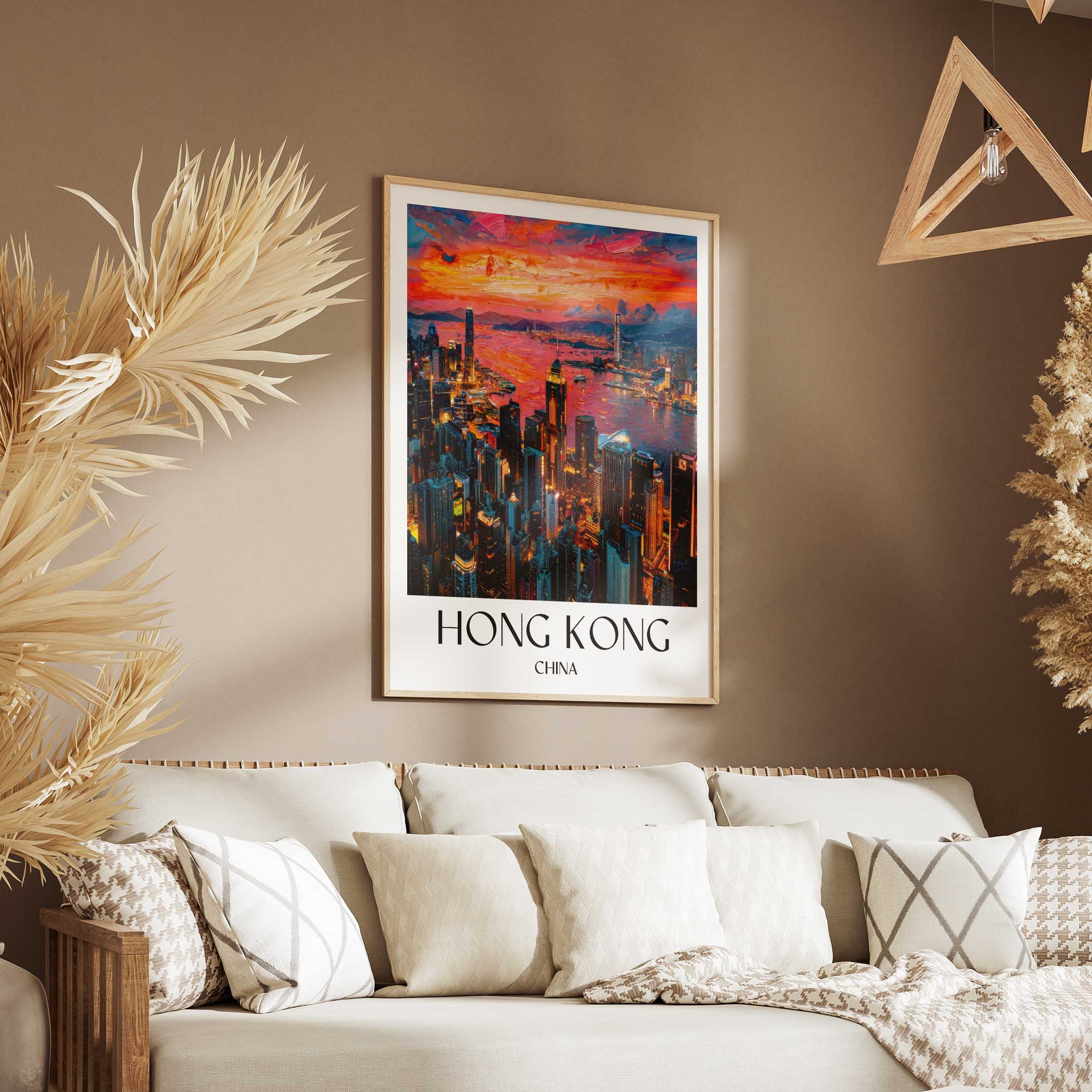 hong-kong-china-poster-oil-painting-oelgemaelde