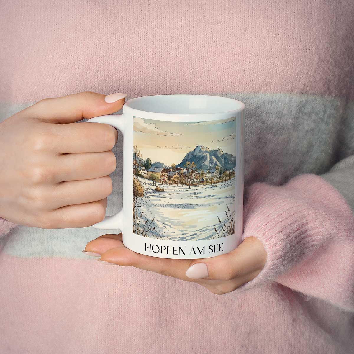 hopfen-am-see-ostallgäu-deutschland-kaffeebecher-aquarell