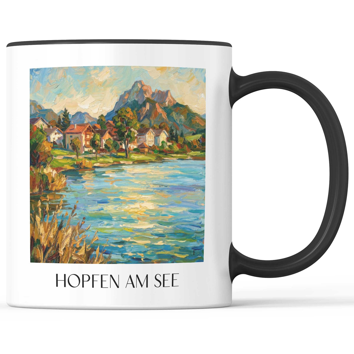 hopfen-am-see-ostallgäu-deutschland-kaffeebecher-oil-painting-oelgemaelde