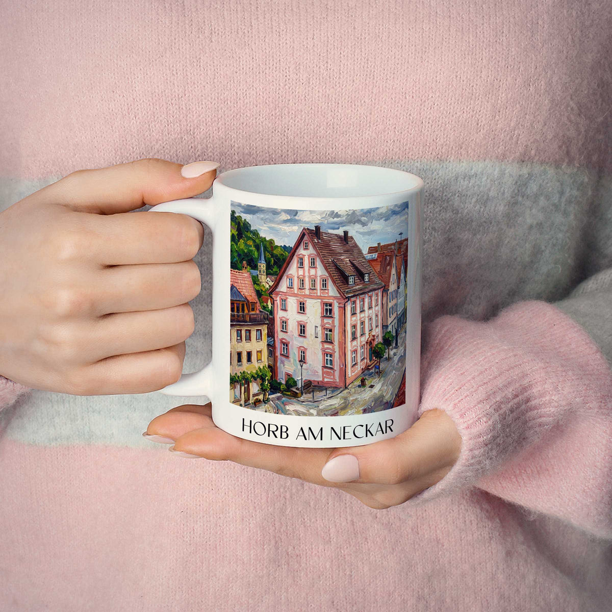 horb-am-neckar-nordschwarzwald-deutschland-kaffeebecher-oil-painting-oelgemaelde