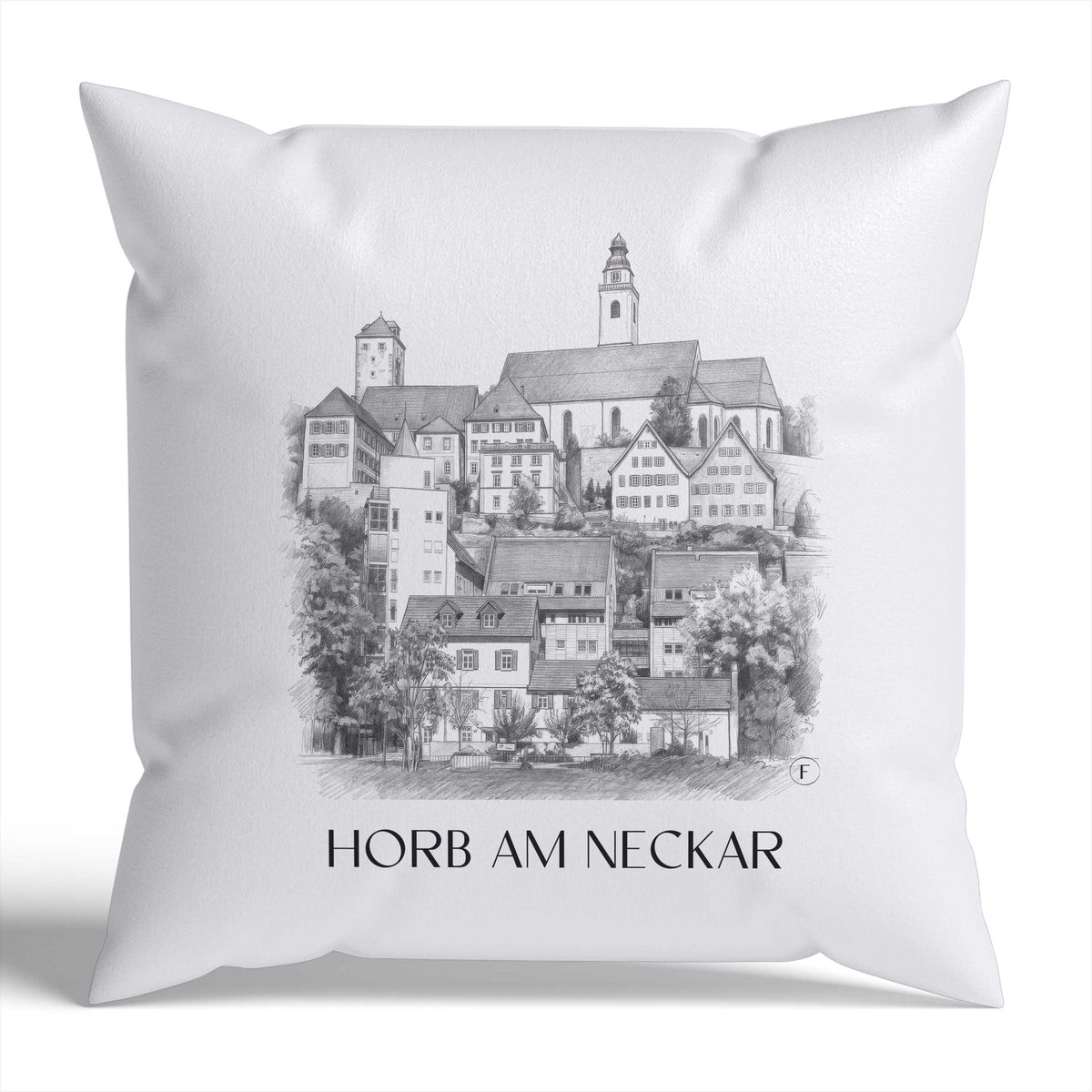 horb-am-neckar-neckartal-deutschland-kissenbezug-bleistift-zeichnung-drawing