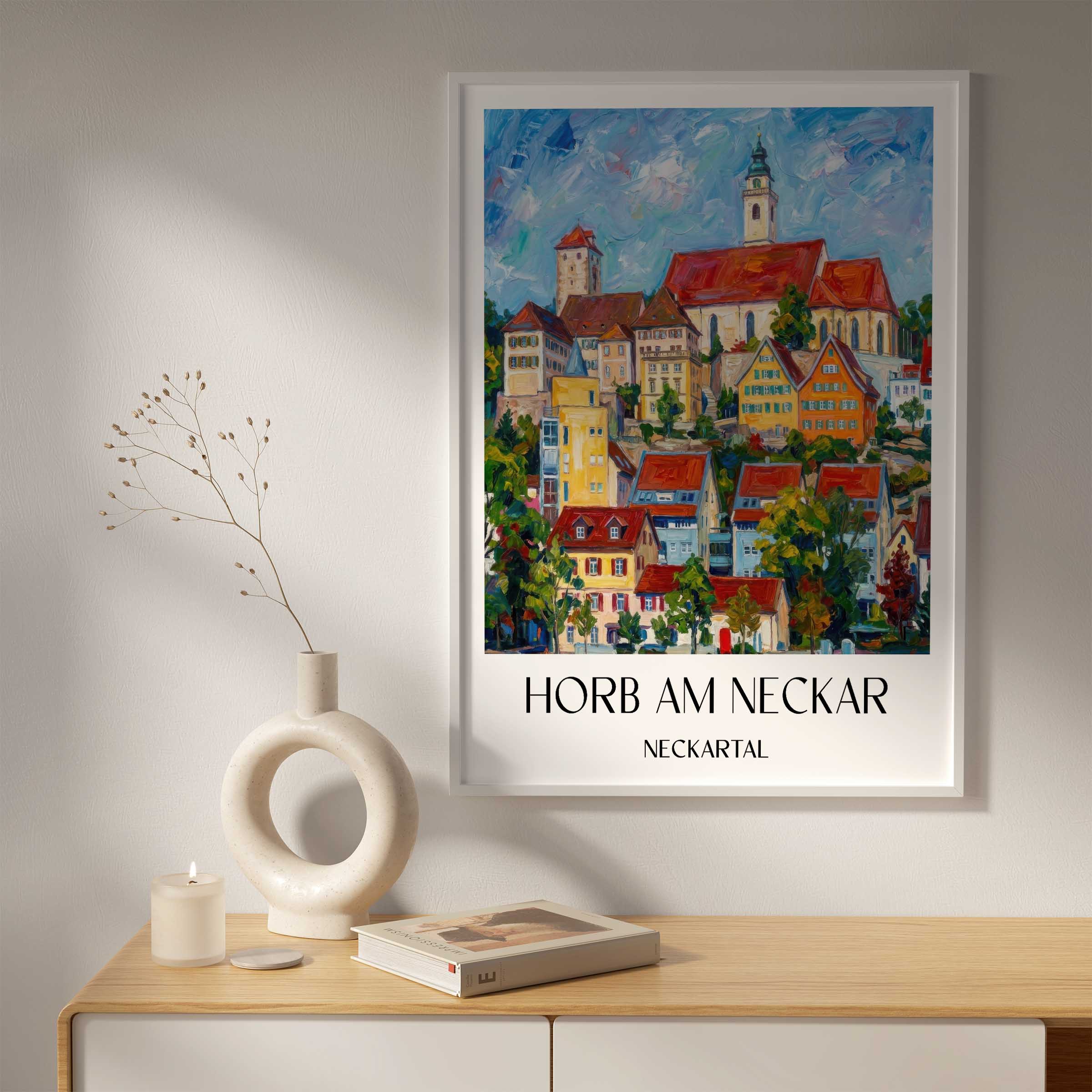 horb-am-neckar-neckartal-deutschland-poster-oil-painting-oelgemaelde