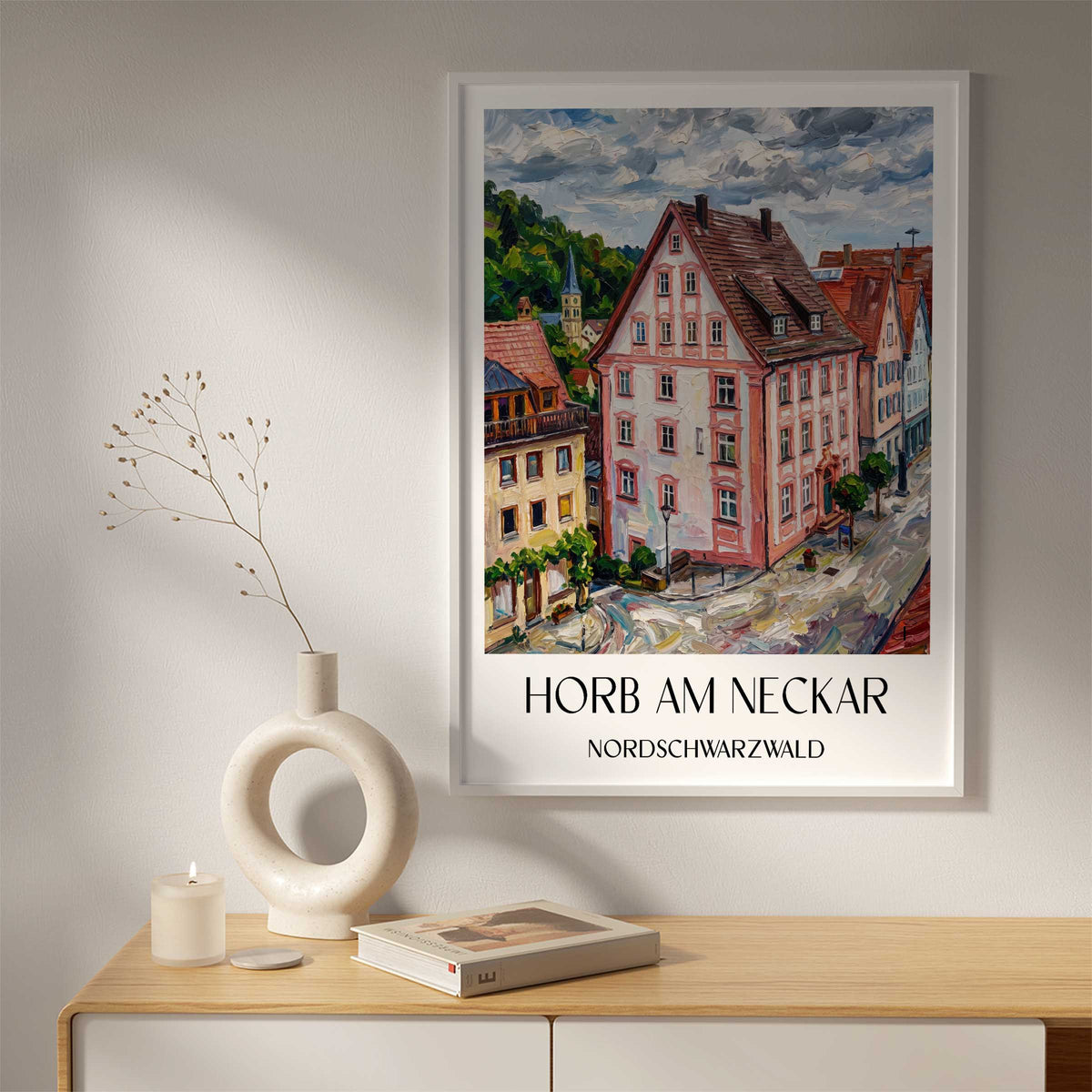 horb-am-neckar-nordschwarzwald-deutschland-poster-oil-painting-oelgemaelde