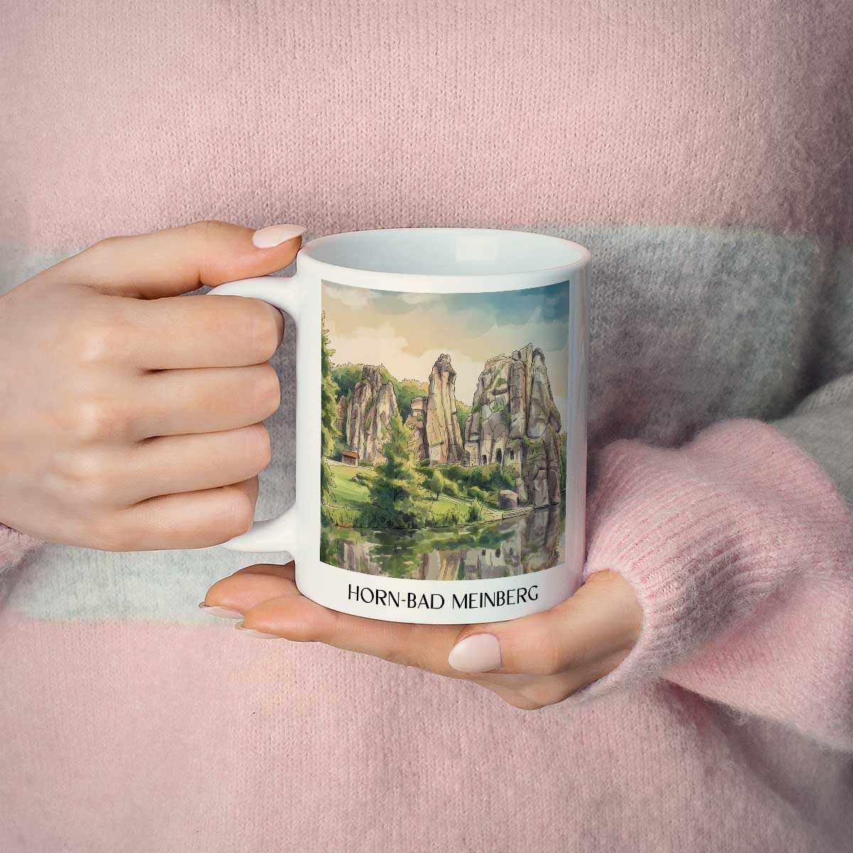 horn-bad-meinberg-ostwestfalen-lippe-deutschland-kaffeebecher-aquarell