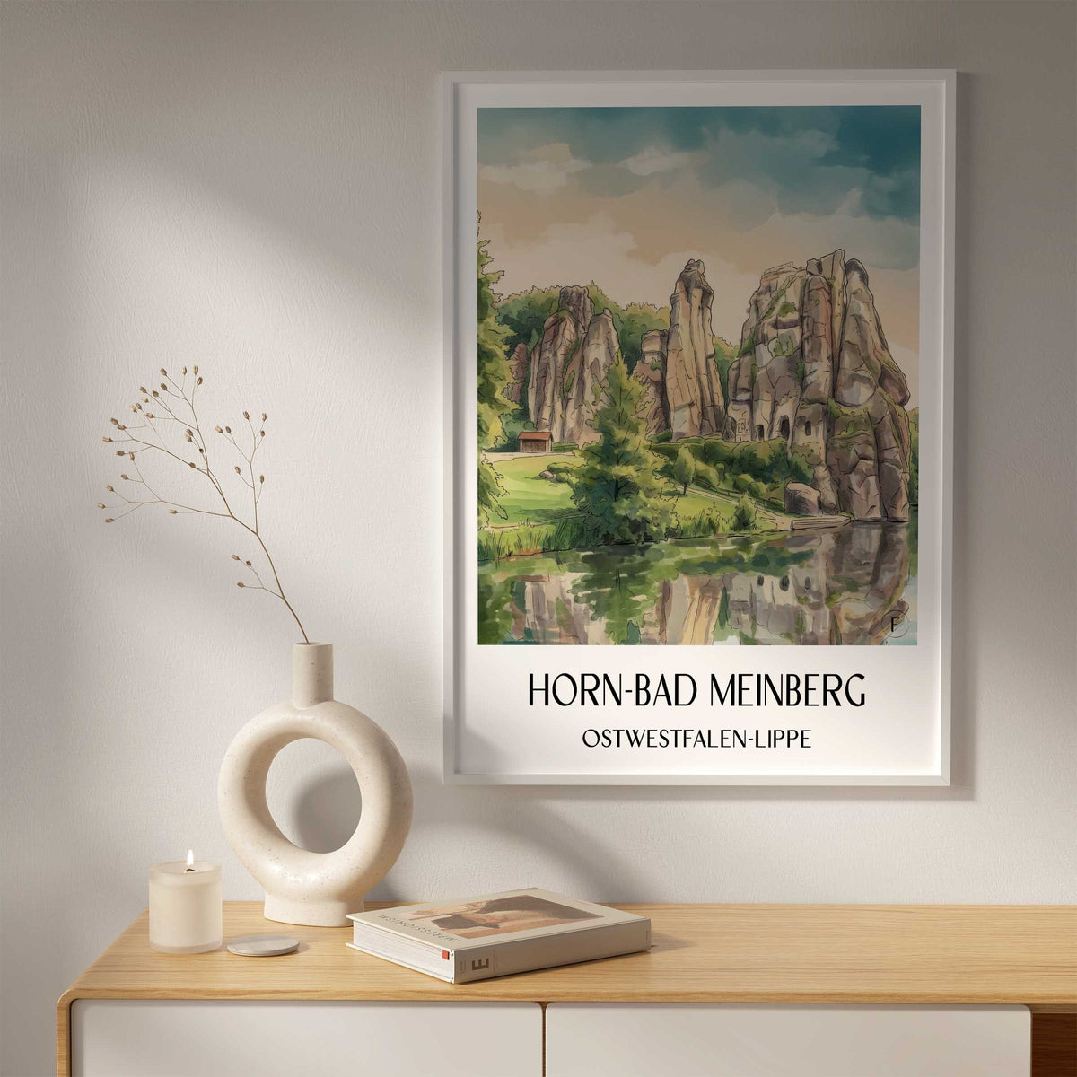 horn-bad-meinberg-ostwestfalen-lippe-deutschland-poster-aquarell