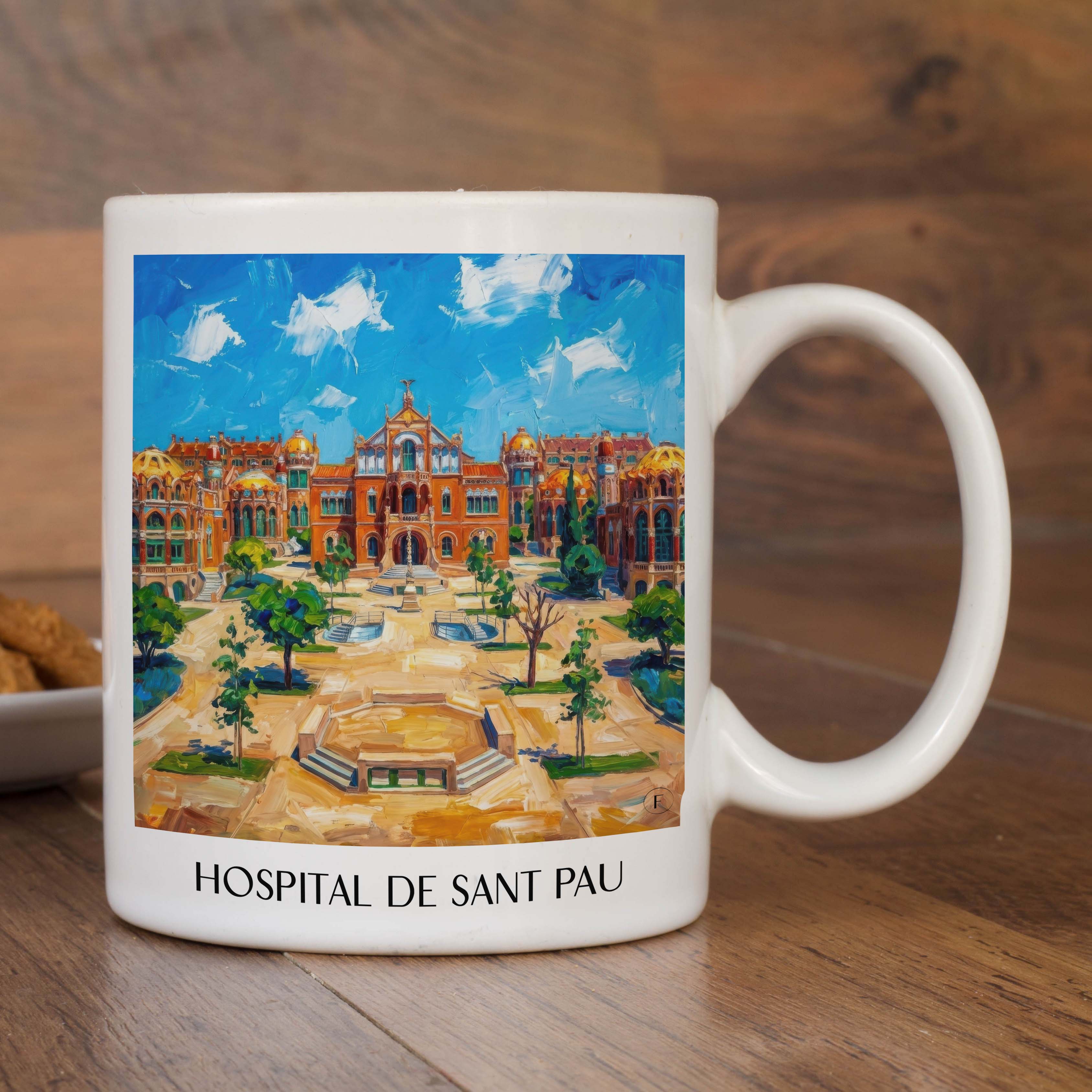 hospital-de-sant-pau-barcelona-spanien-kaffeebecher-oil-painting-oelgemaelde