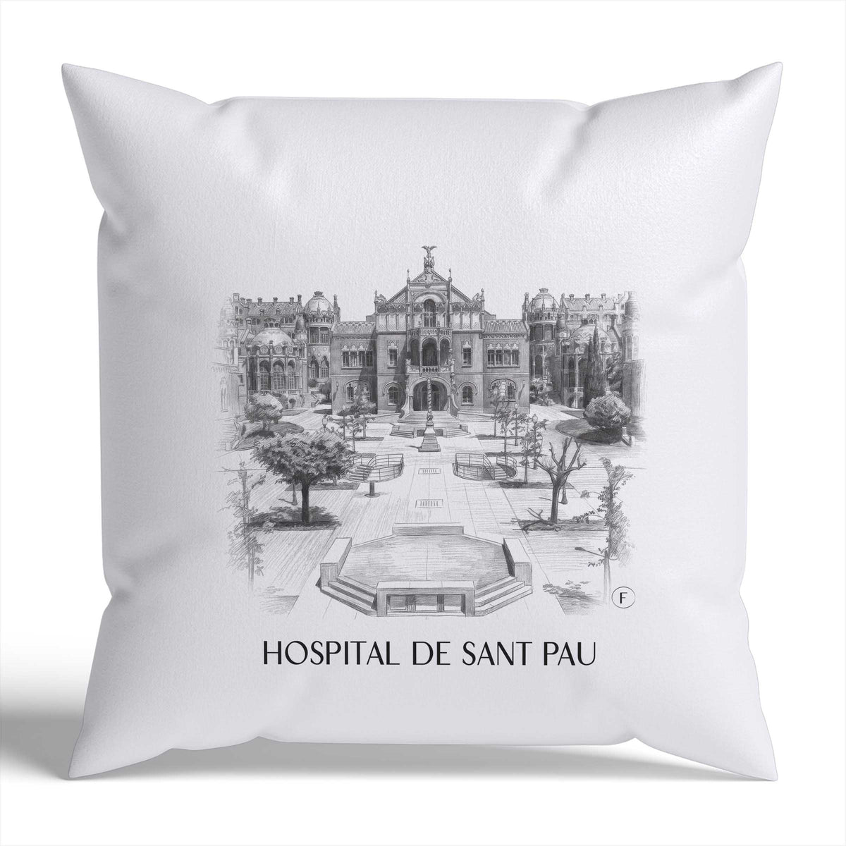 hospital-de-sant-pau-barcelona-spanien-kissenbezug-bleistift-zeichnung-drawing
