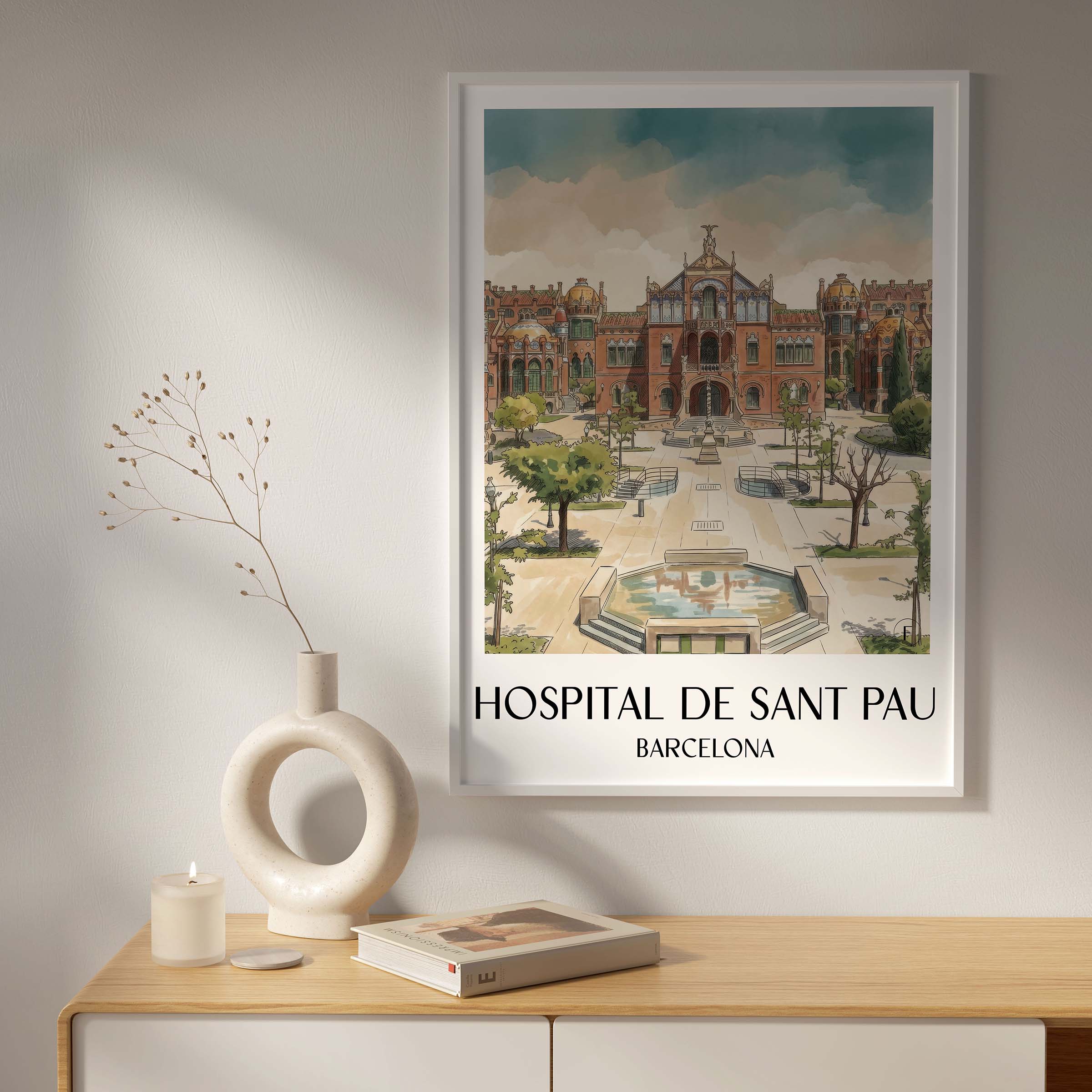 hospital-de-sant-pau-barcelona-spanien-poster-aquarell