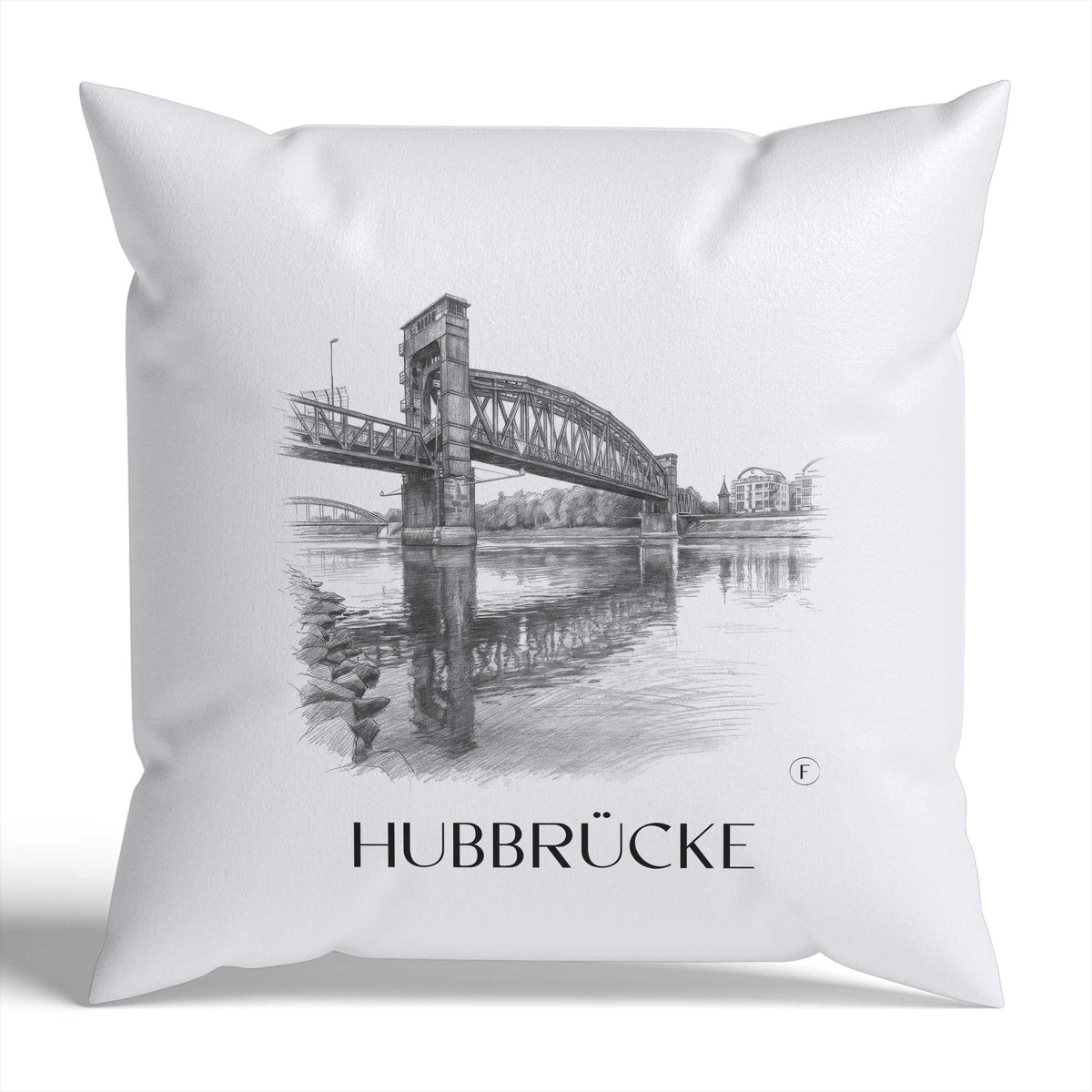 hubbrücke-magdeburg-deutschland-kissenbezug-bleistift-zeichnung-drawing