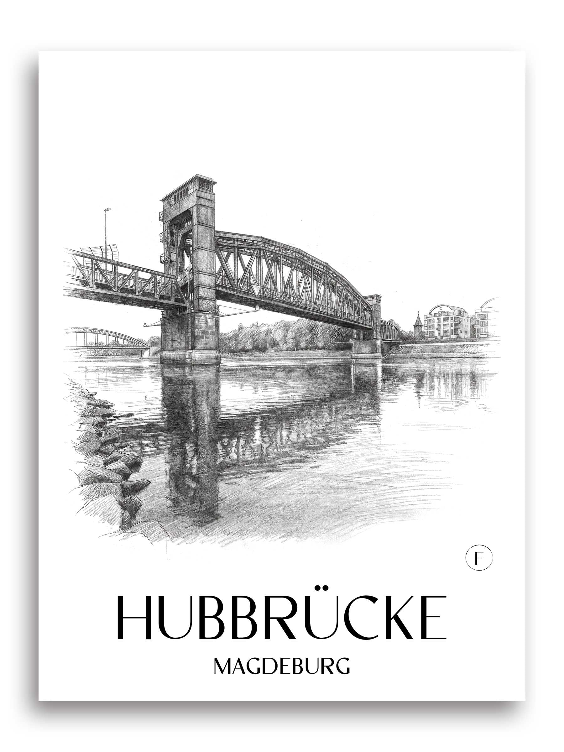 hubbrücke-magdeburg-deutschland-poster-bleistift-zeichnung-drawing