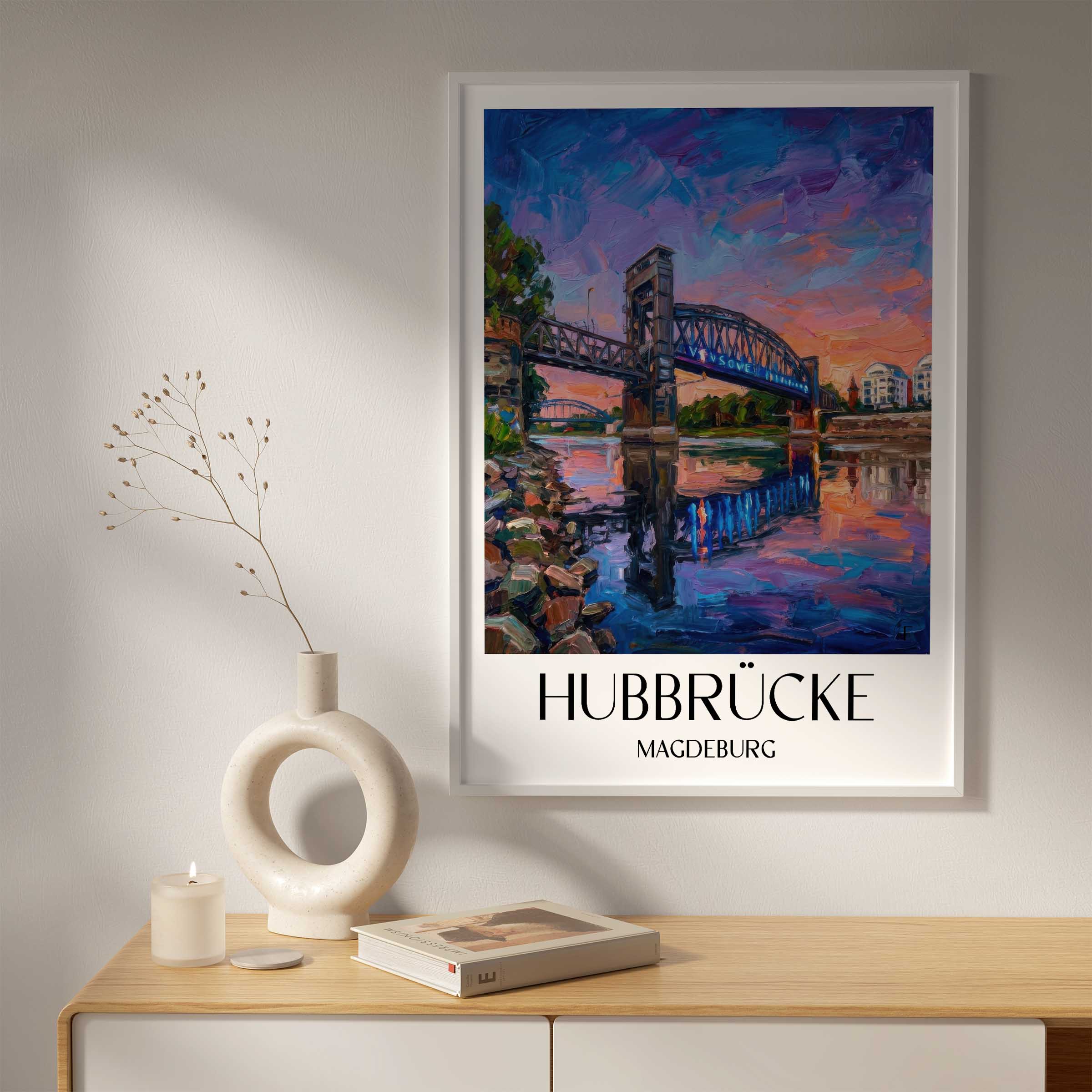 hubbrücke-magdeburg-deutschland-poster-oil-painting-oelgemaelde