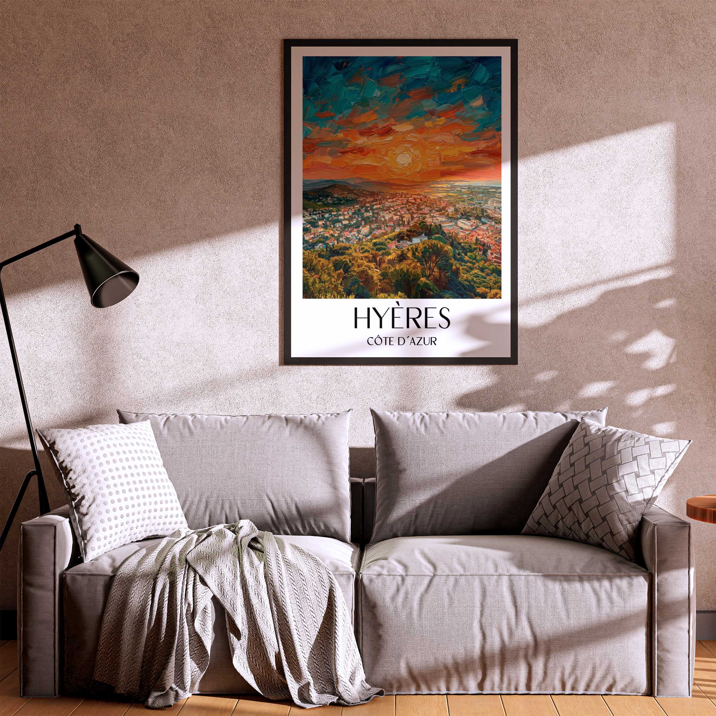 hyères-côte-d´azur-frankreich-poster-oil-painting-oelgemaelde