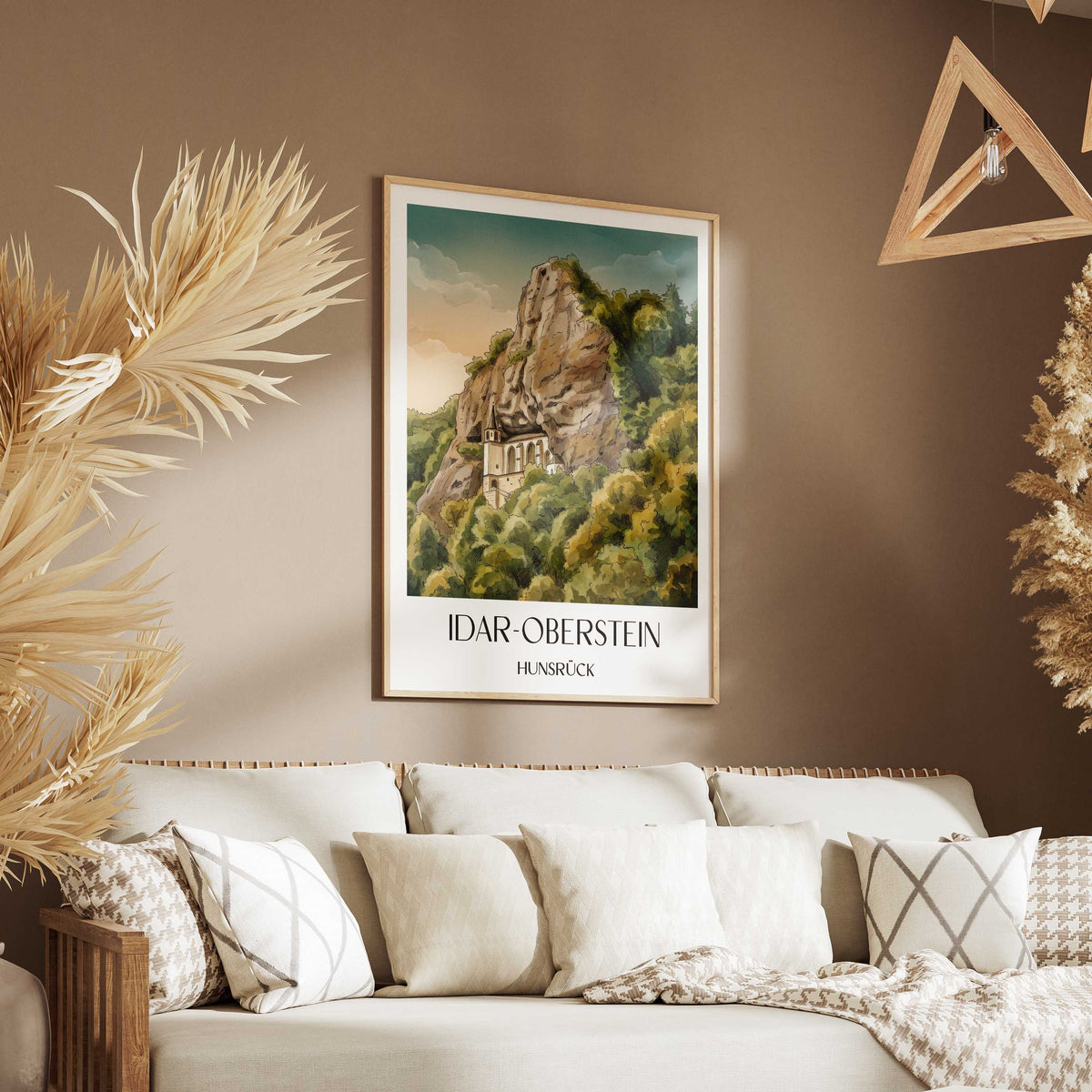idar-oberstein-hunsrück-deutschland-poster-aquarell