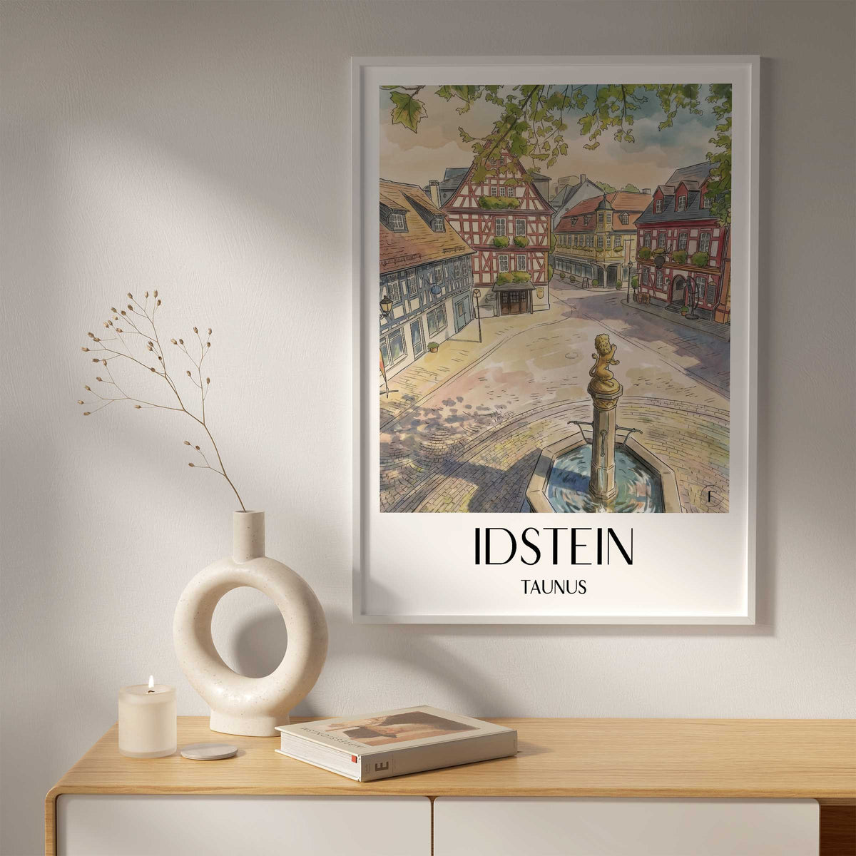 idstein-taunus-deutschland-poster-aquarell