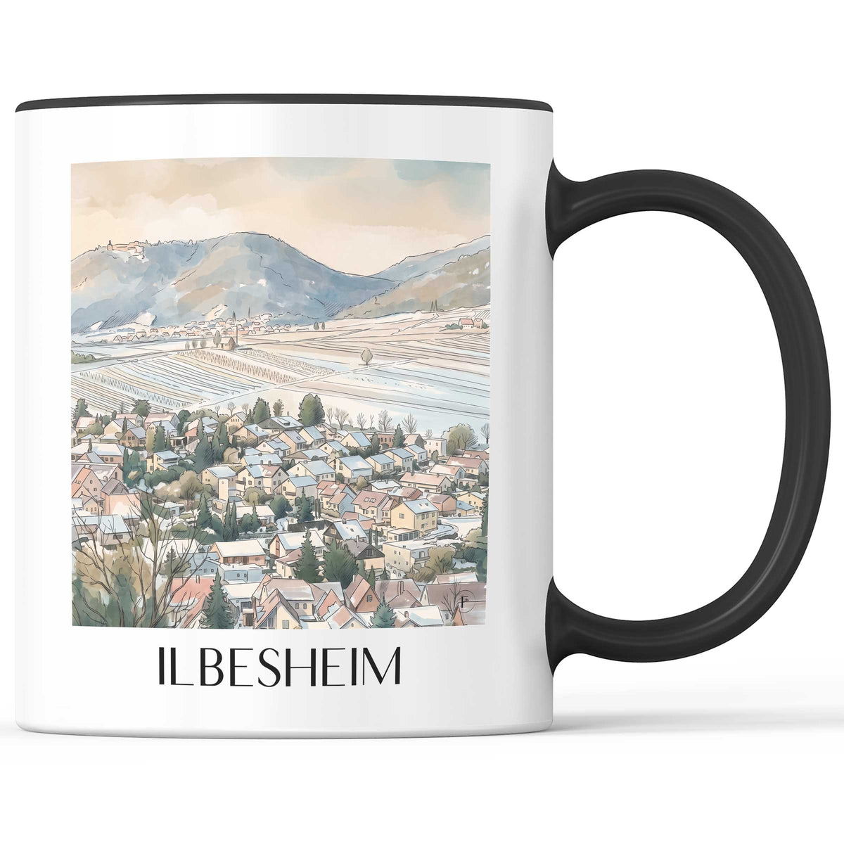 ilbesheim-pfalz-deutschland-kaffeebecher-aquarell