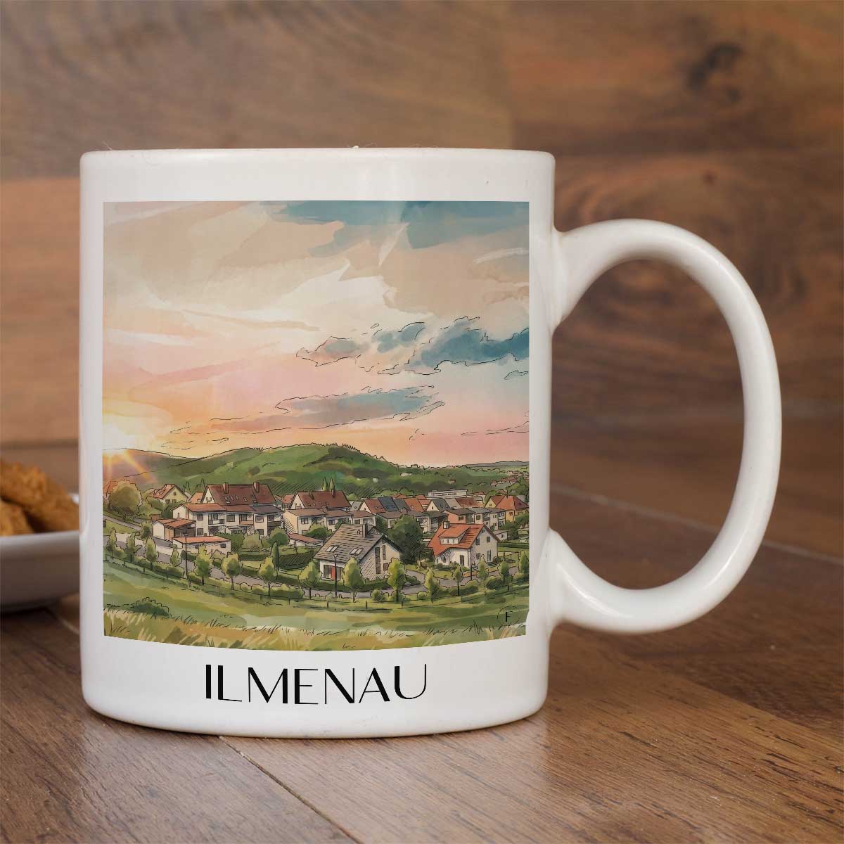 ilmenau-thüringer-wald-deutschland-kaffeebecher-aquarell