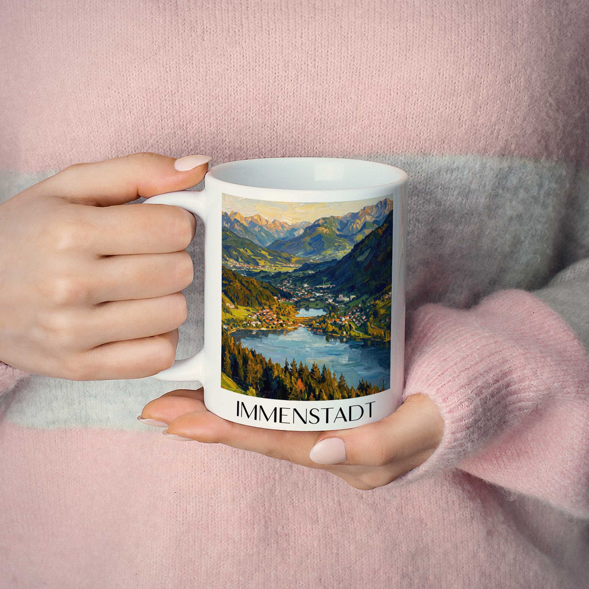 immenstadt-oberallgäu-deutschland-kaffeebecher-oil-painting-oelgemaelde