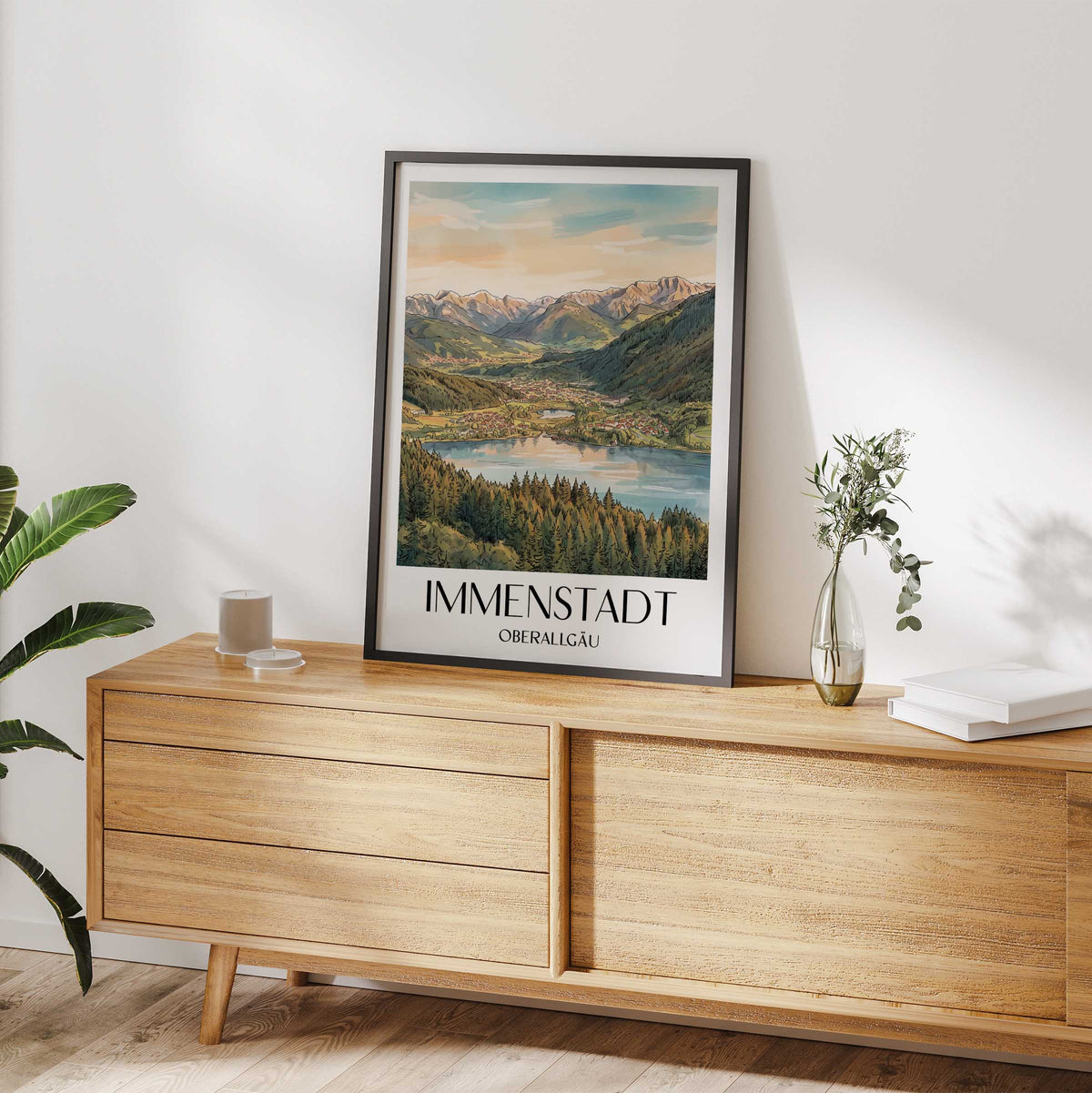 immenstadt-oberallgäu-deutschland-poster-aquarell
