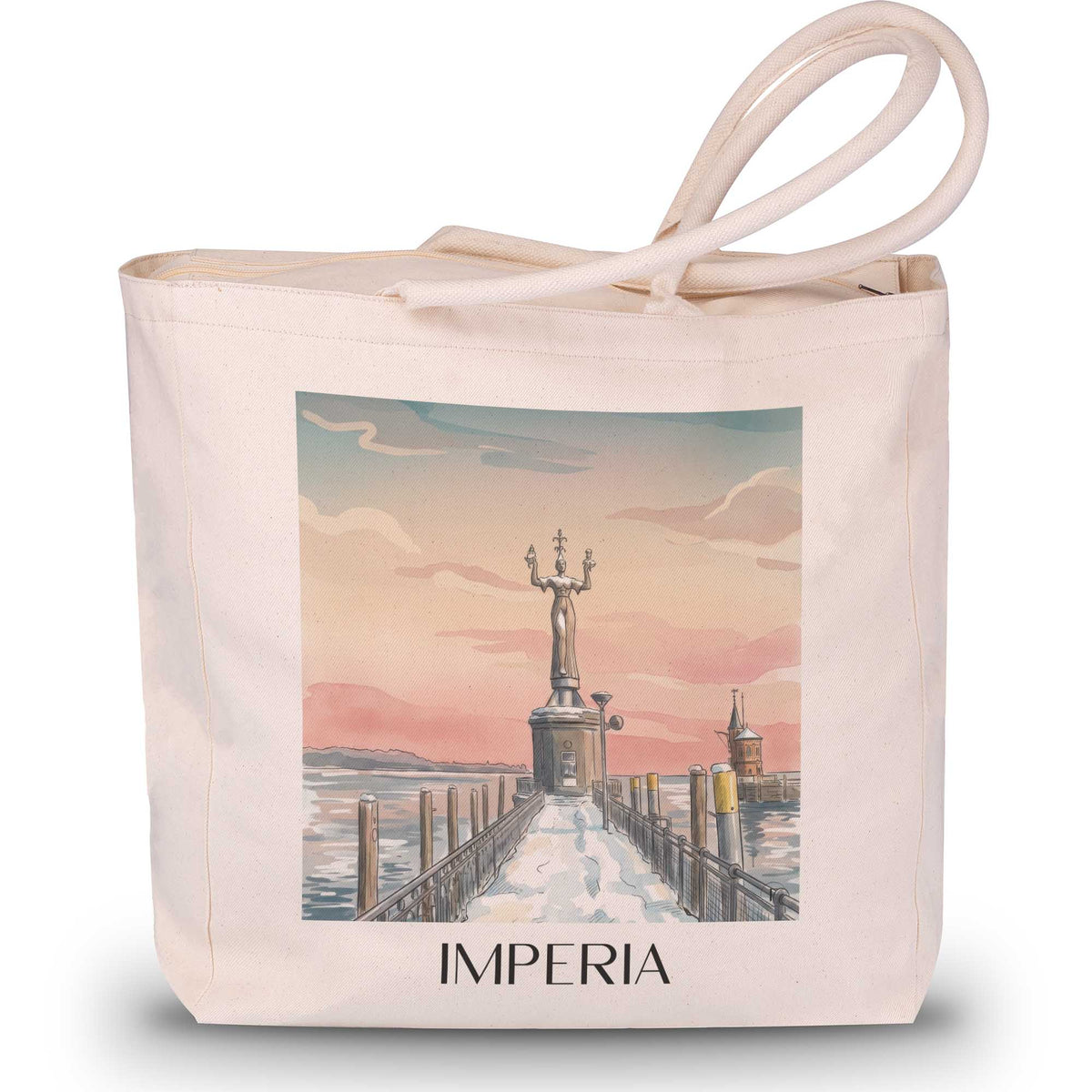 imperia-konstanz-deutschland-einkaufstasche-aquarell
