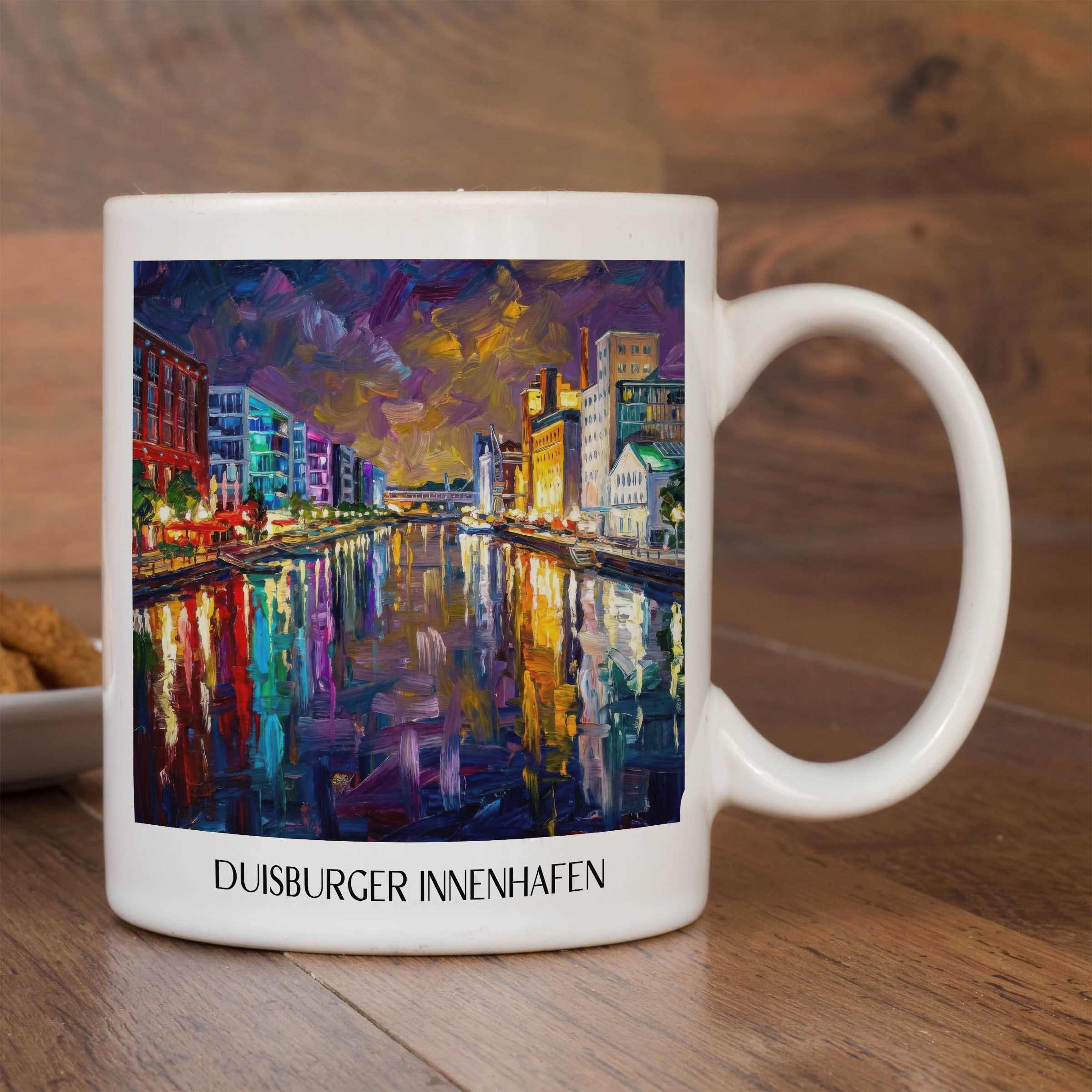 innenhafen-duisburg-deutschland-kaffeebecher-oil-painting-oelgemaelde