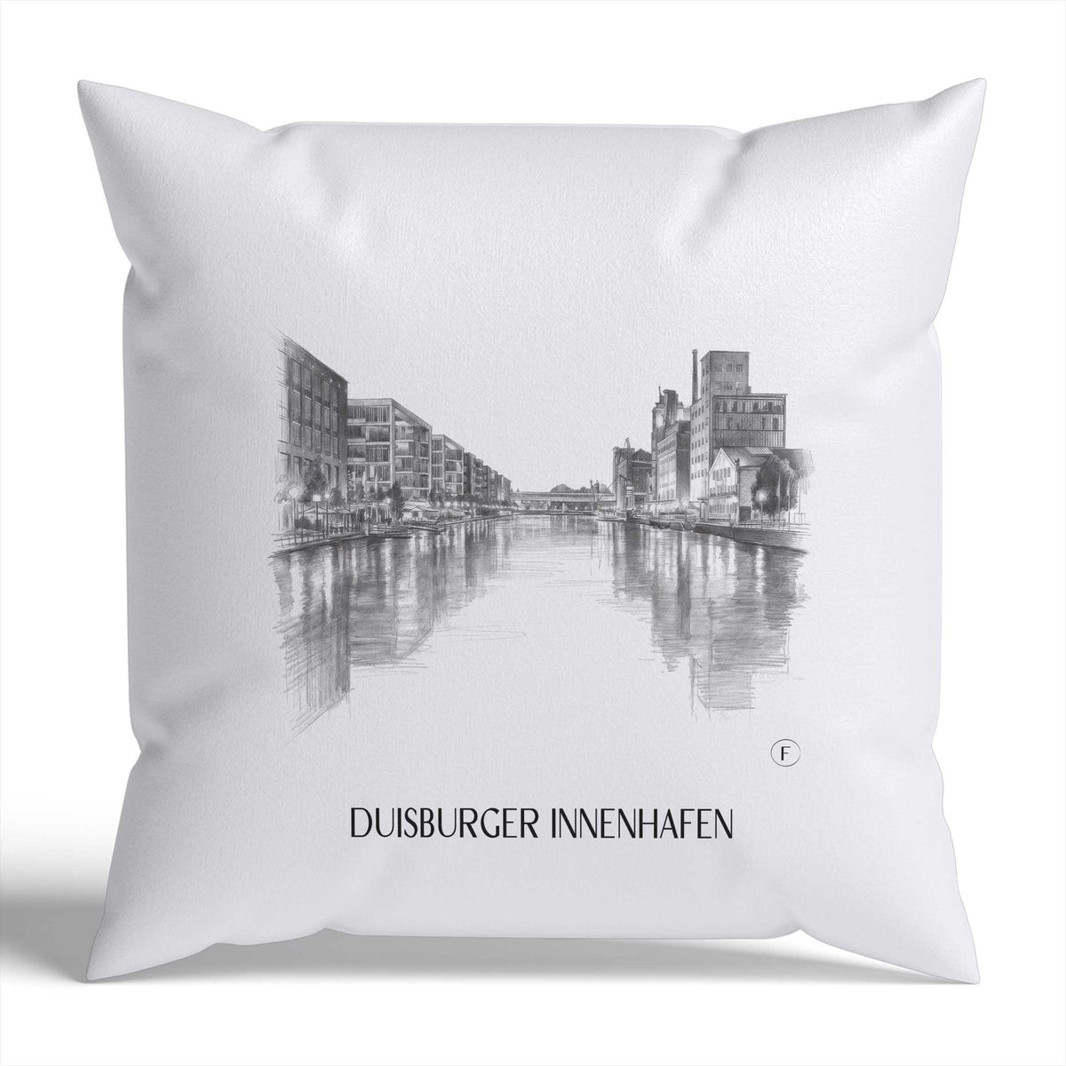 innenhafen-duisburg-deutschland-kissenbezug-bleistift-zeichnung-drawing