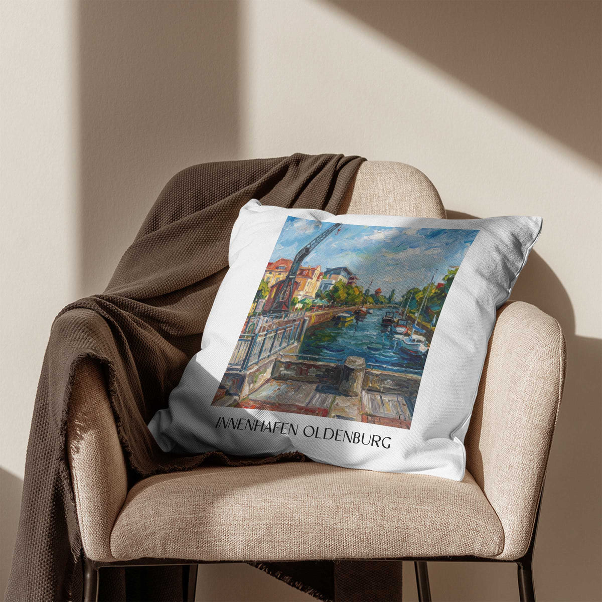 innenhafen-oldenburg-deutschland-kissenbezug-oil-painting-oelgemaelde
