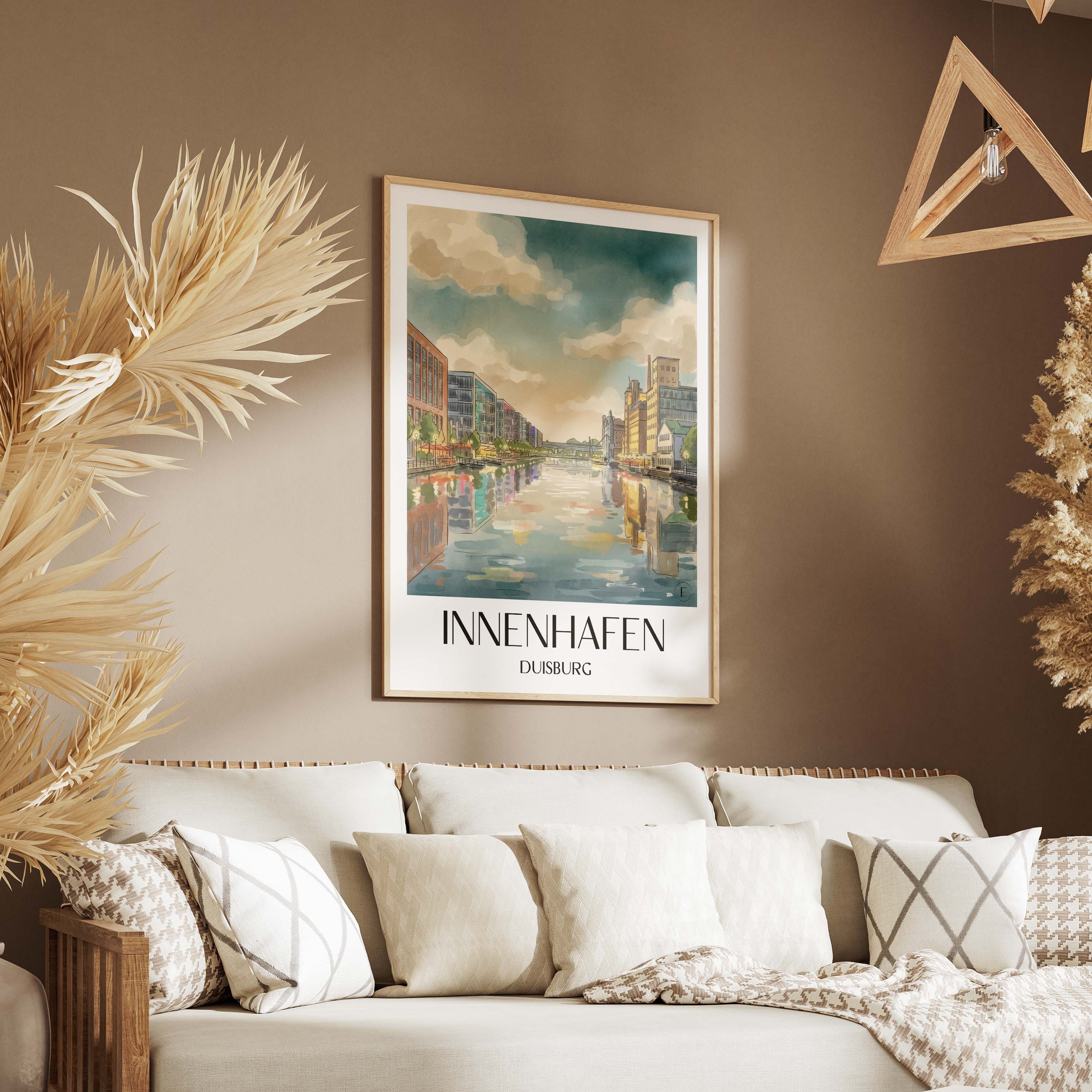 innenhafen-duisburg-deutschland-poster-aquarell