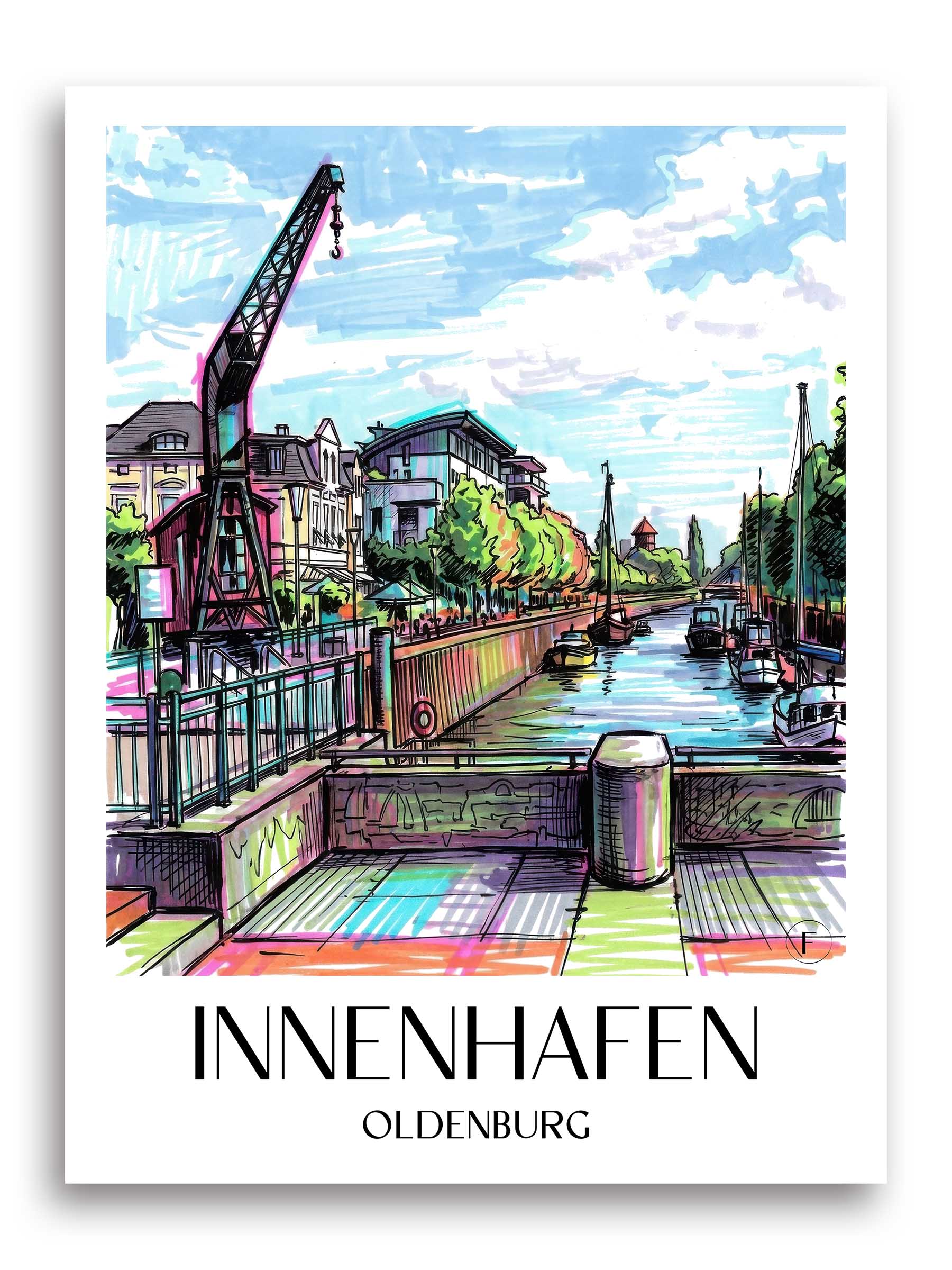 innenhafen-oldenburg-deutschland-poster-graffiti