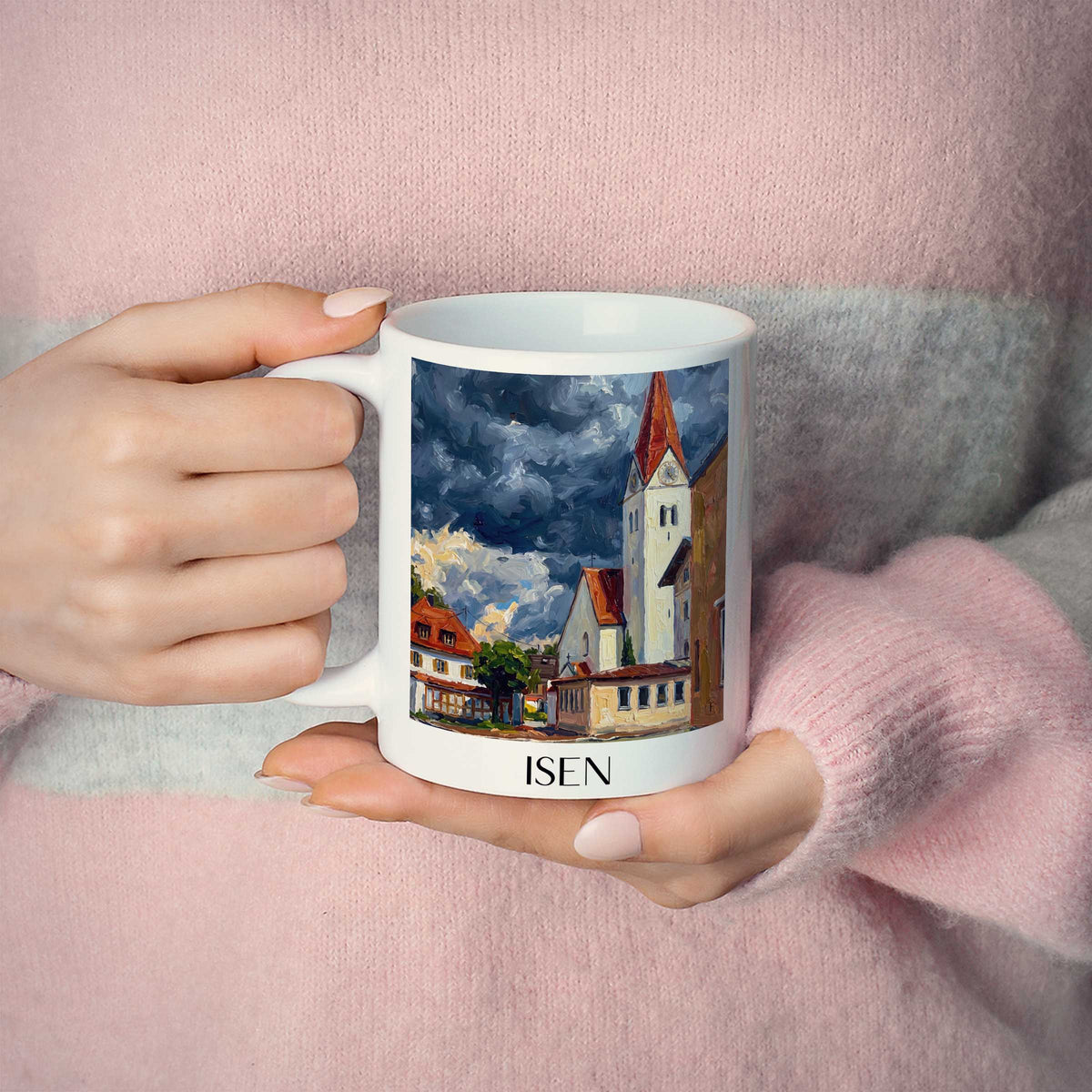 isen-oberbayern-deutschland-kaffeebecher-oil-painting-oelgemaelde