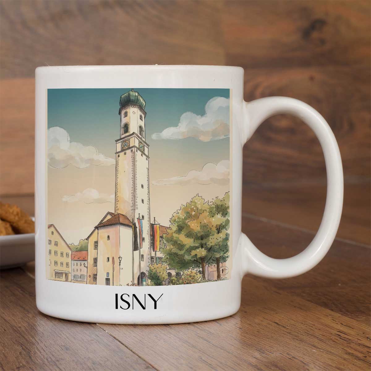 isny-allgäu-deutschland-kaffeebecher-aquarell