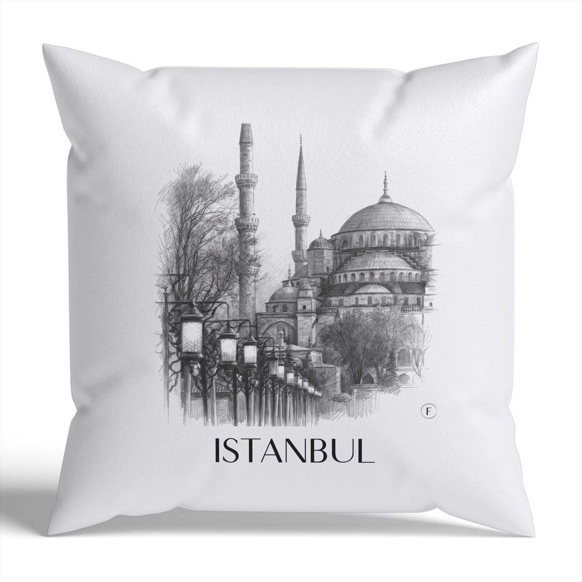 istanbul-türkei-türkei-kissenbezug-bleistift-zeichnung-drawing