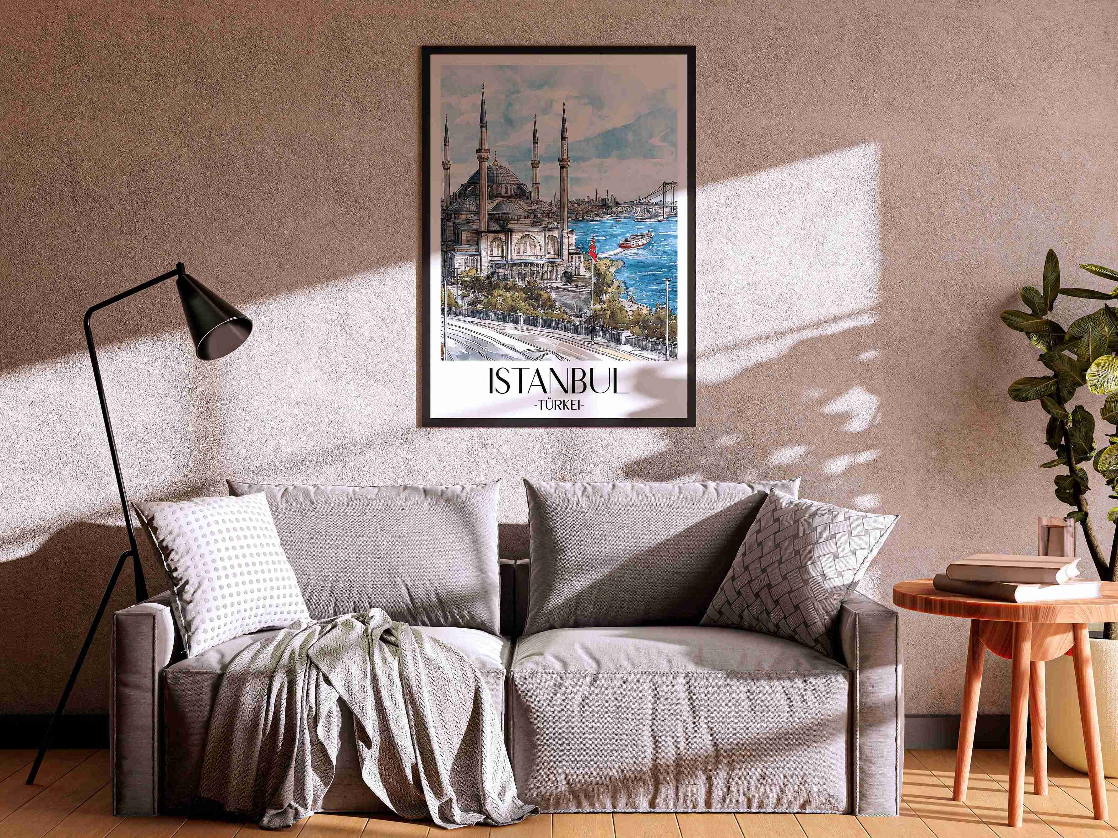 istanbul-türkei-poster-aquarell