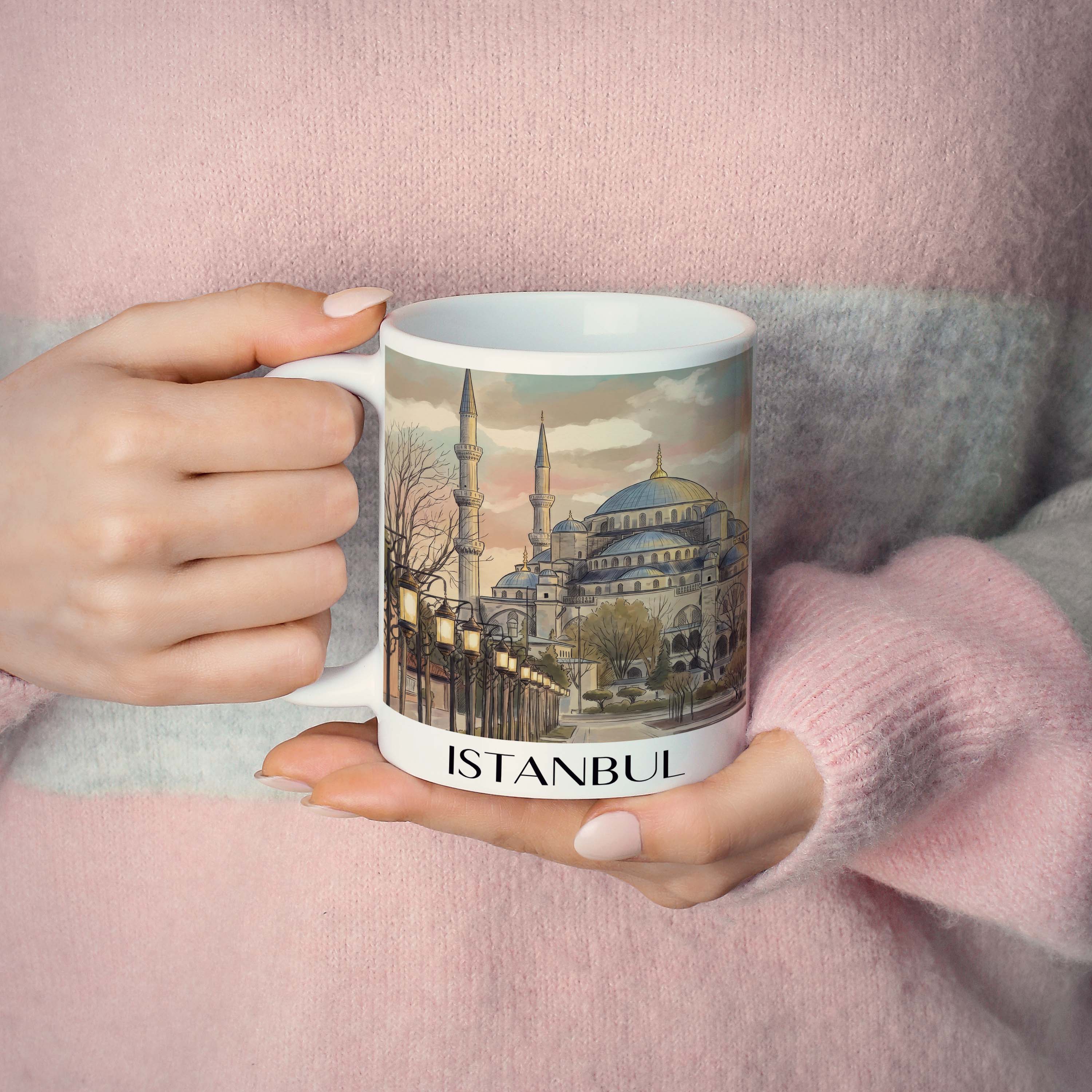 istanbul-türkei-kaffeebecher-aquarell