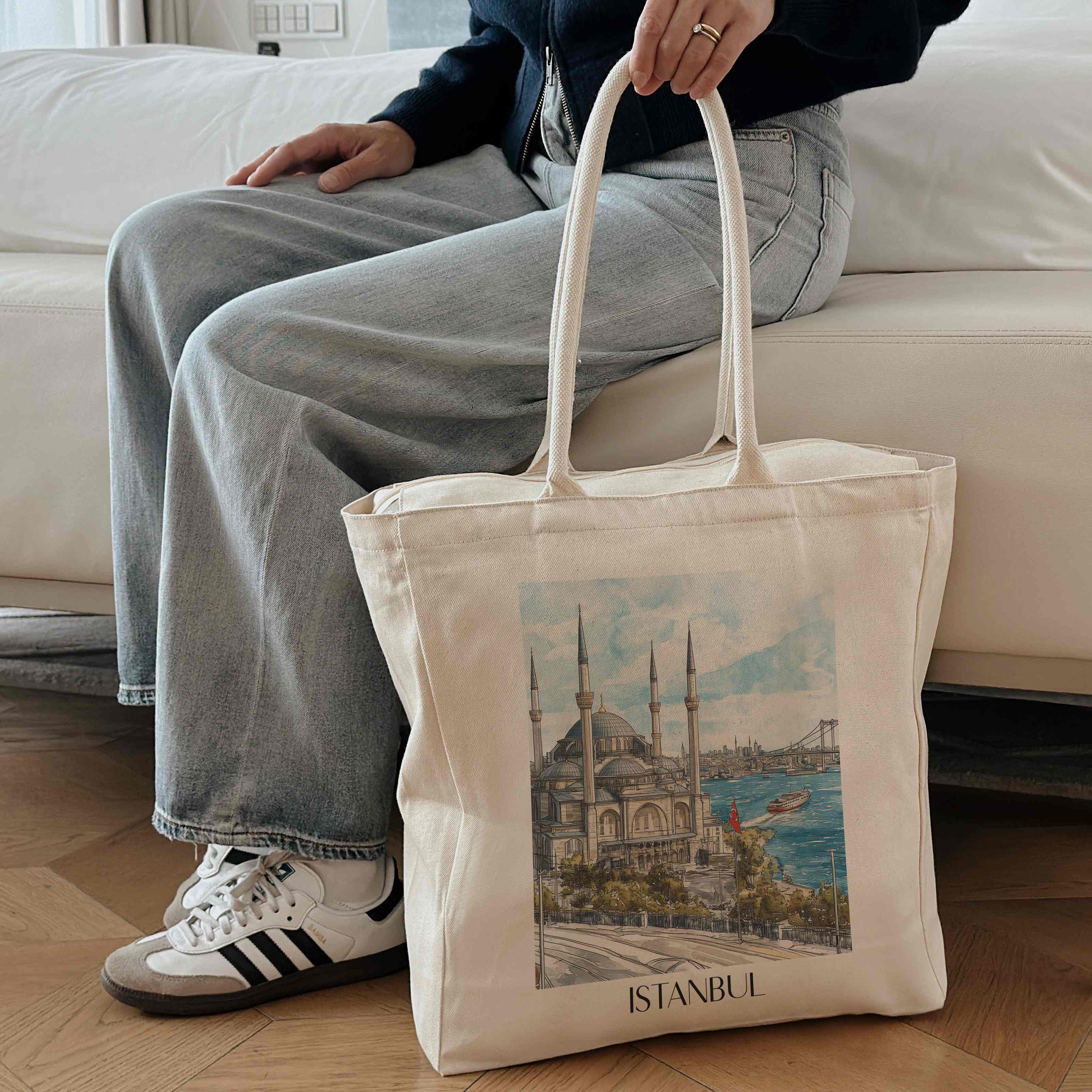 istanbul-türkei-einkaufstasche-aquarell