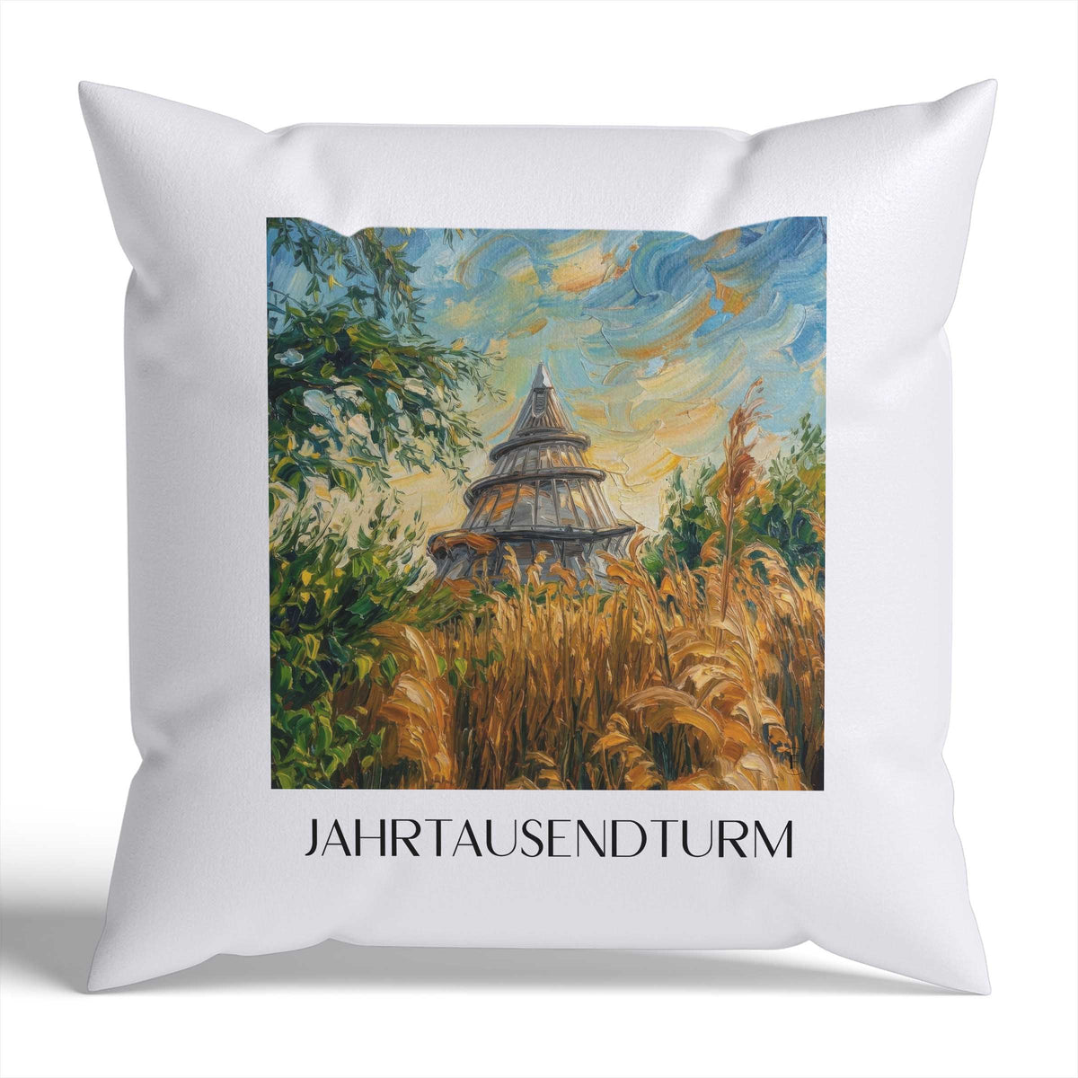 jahrtausendturm-magdeburg-deutschland-kissenbezug-oil-painting-oelgemaelde