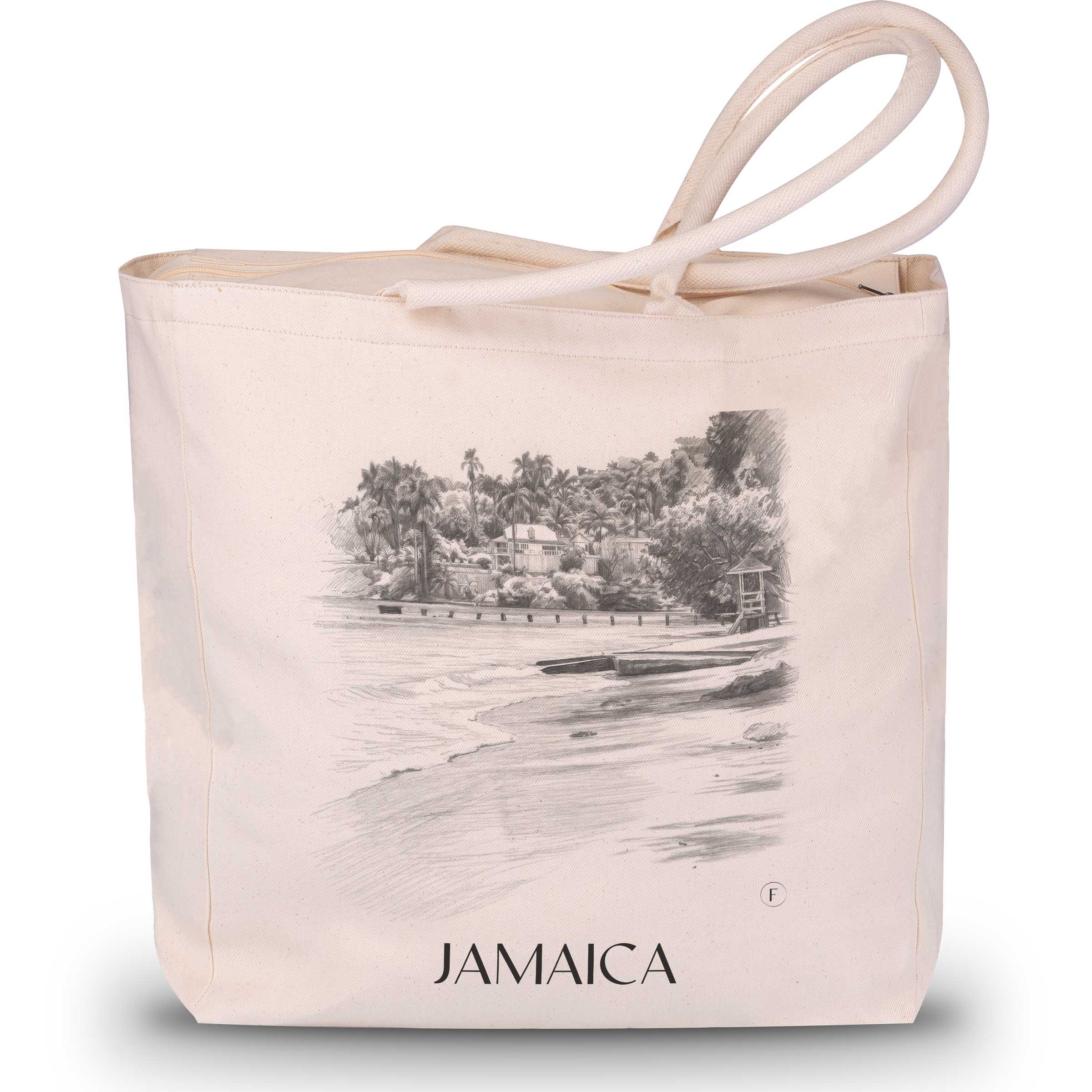 jamaica-jamaika-einkaufstasche-bleistift-zeichnung-drawing