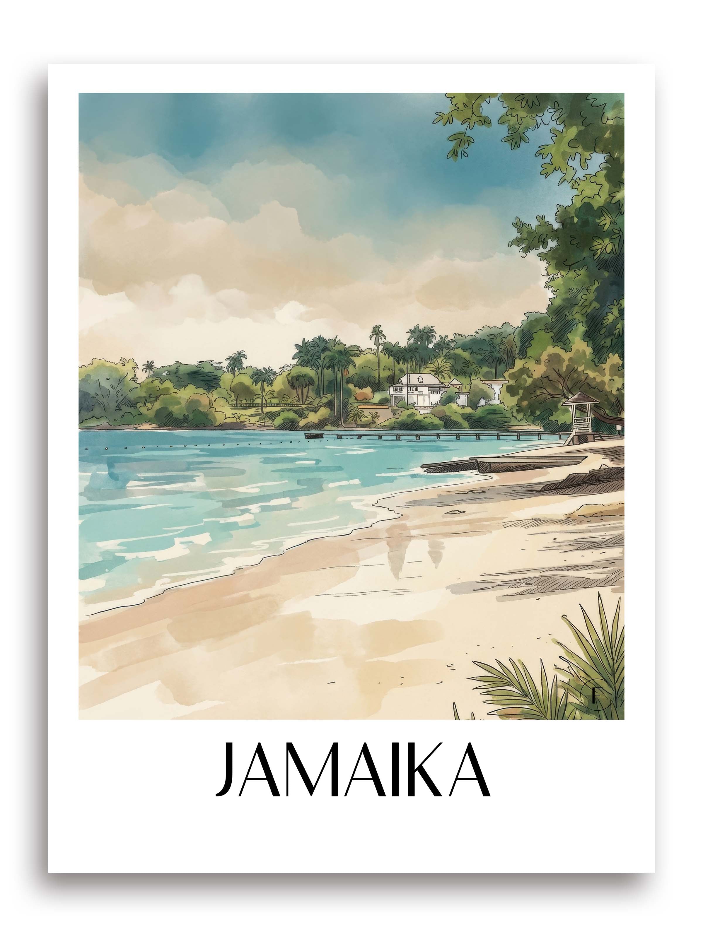 jamaica-jamaika-poster-aquarell
