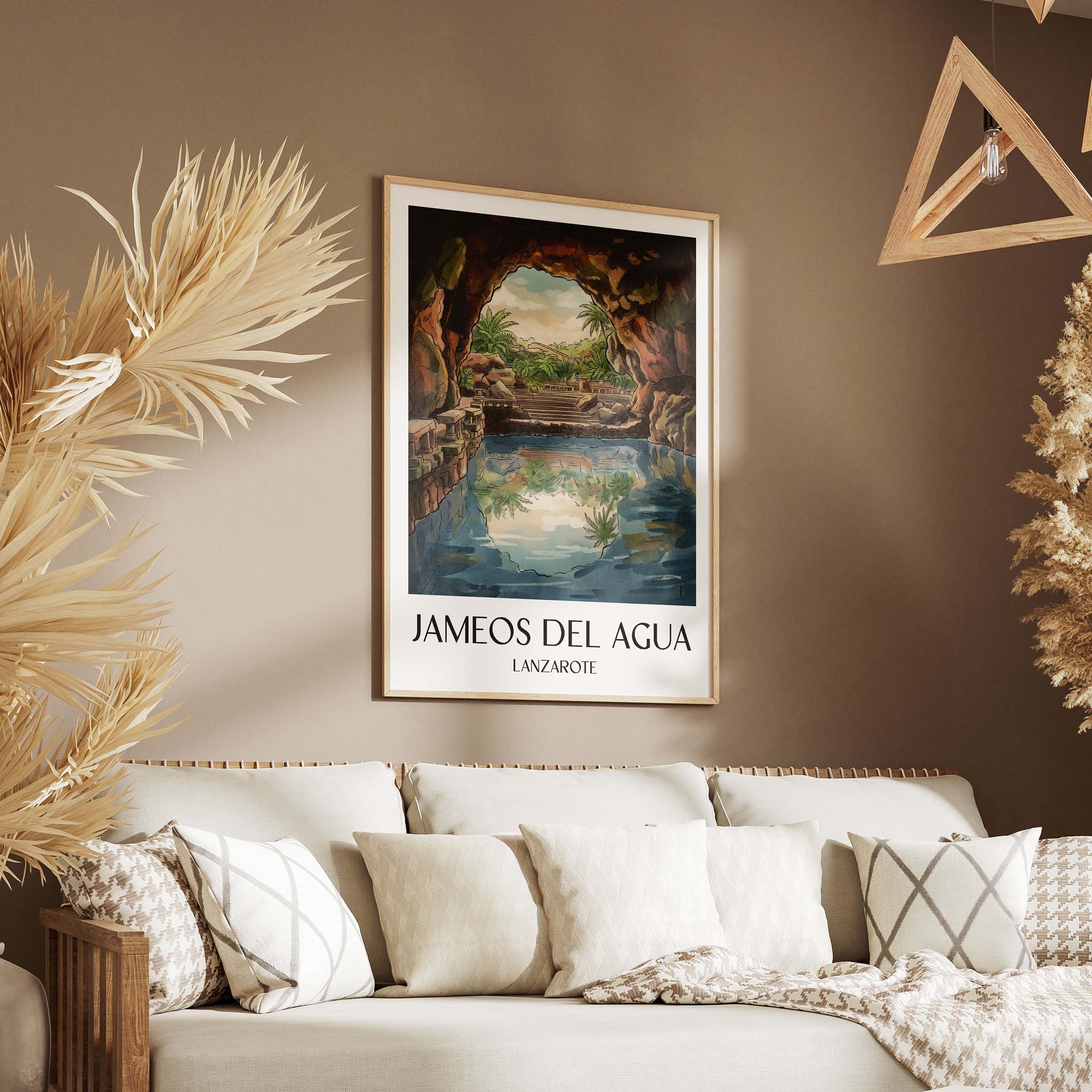 jameos-del-agua-lanzarote-spanien-poster-aquarell