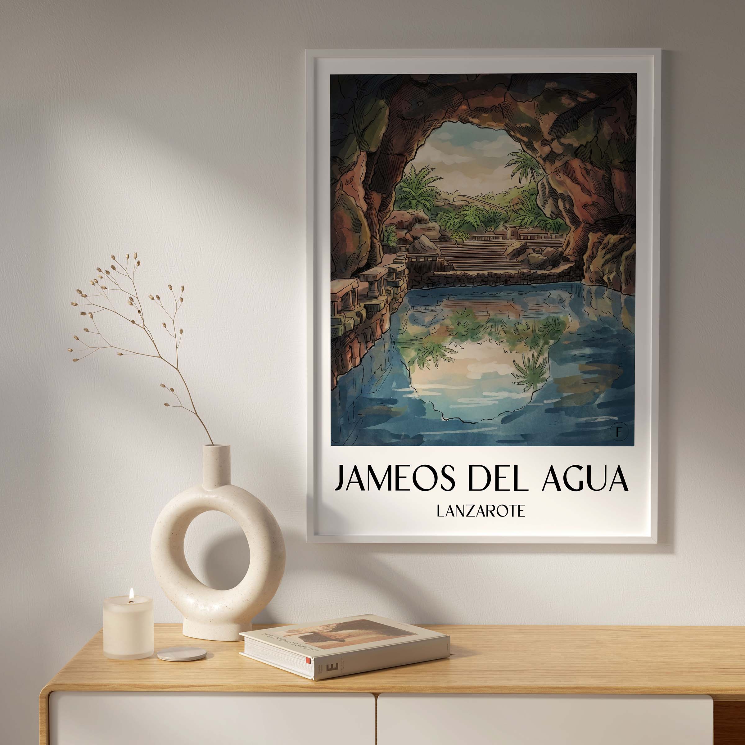 jameos-del-agua-lanzarote-spanien-poster-aquarell
