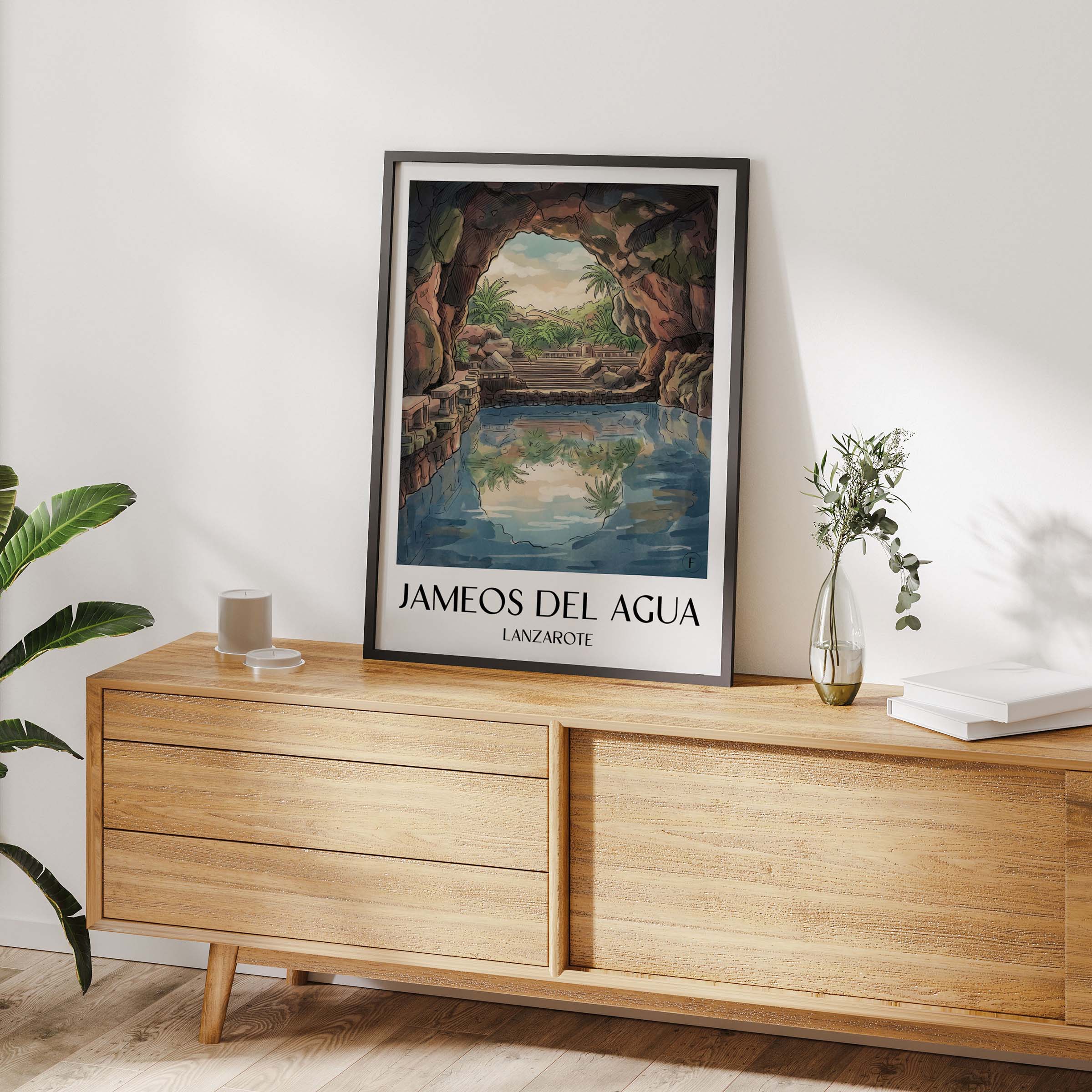 jameos-del-agua-lanzarote-spanien-poster-aquarell