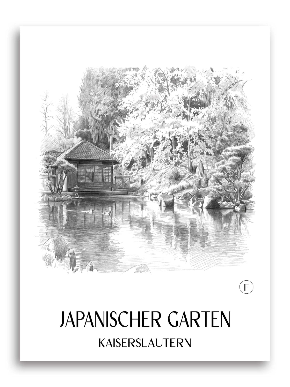 japanischer-garten-kaiserslautern-deutschland-poster-bleistift-zeichnung-drawing
